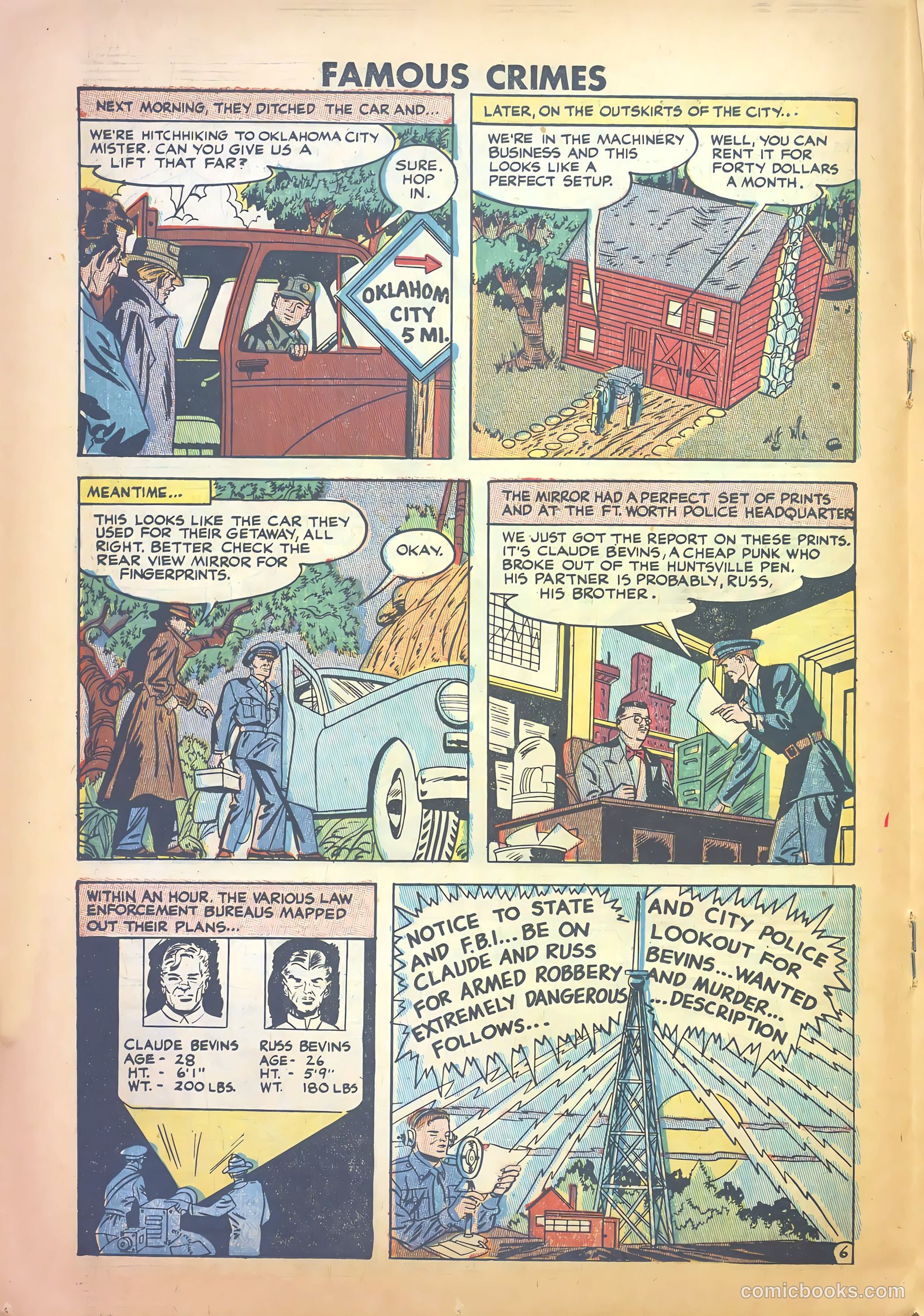Famous Crimes #18 (1950) — page 18 of 36