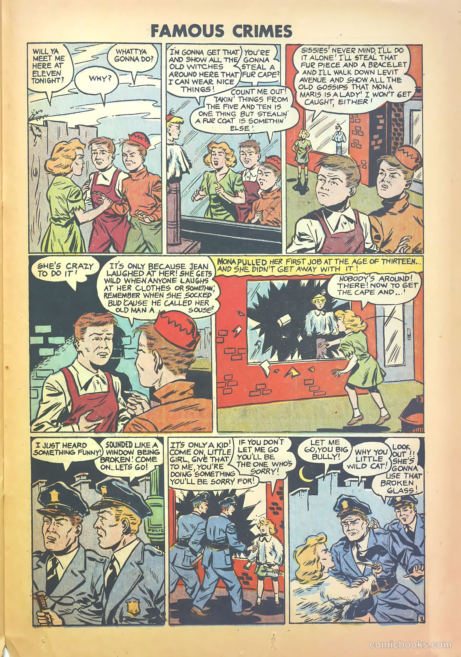 Famous Crimes #18 (1950) — page 25 of 36