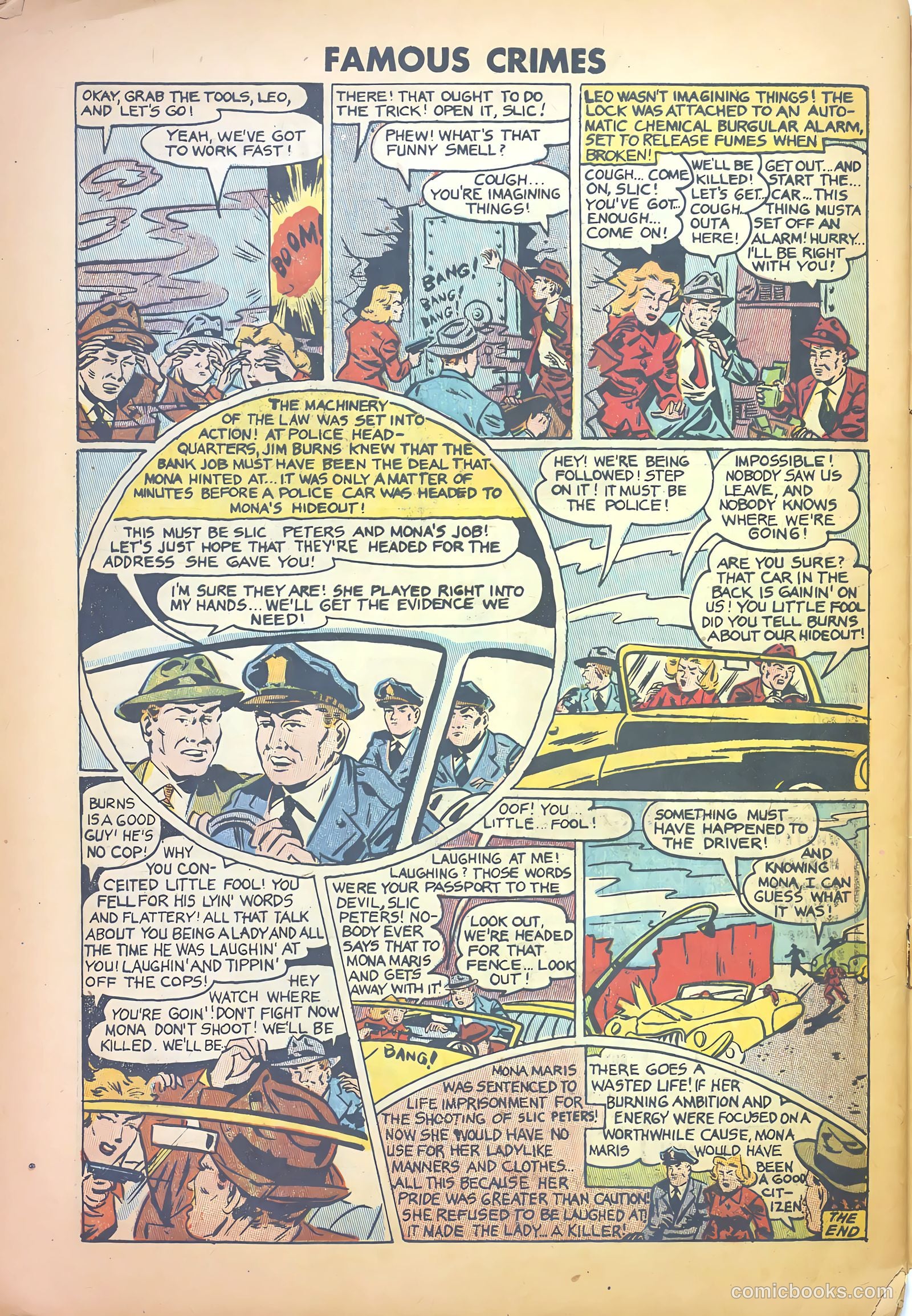 Famous Crimes #18 (1950) — page 32 of 36