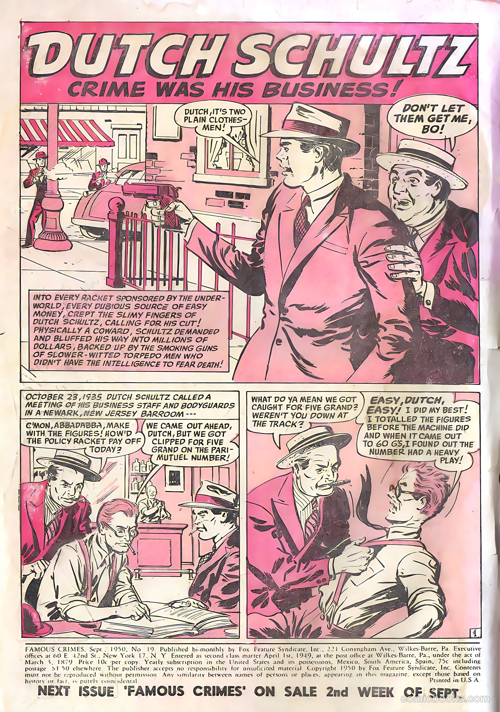 Famous Crimes #19 (1950) — page 2 of 36