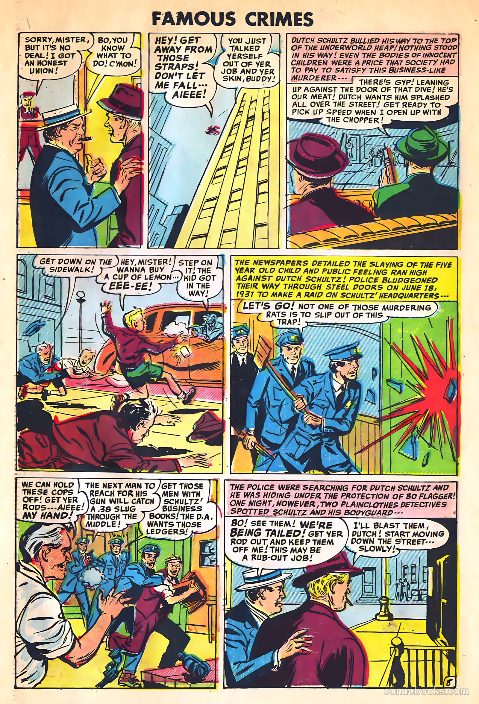 Famous Crimes #19 (1950) — page 9 of 36