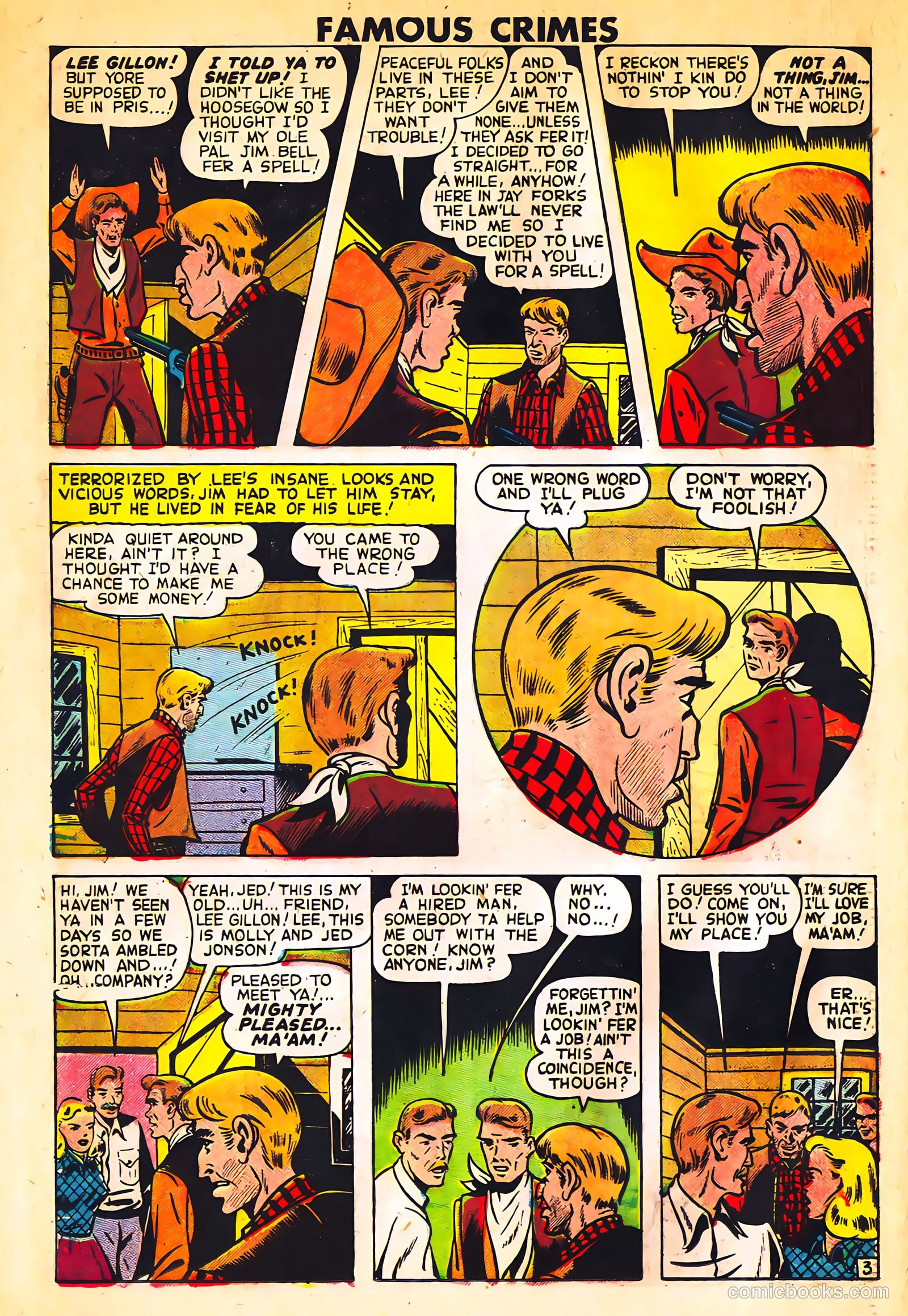 Famous Crimes #19 (1950) — page 16 of 36