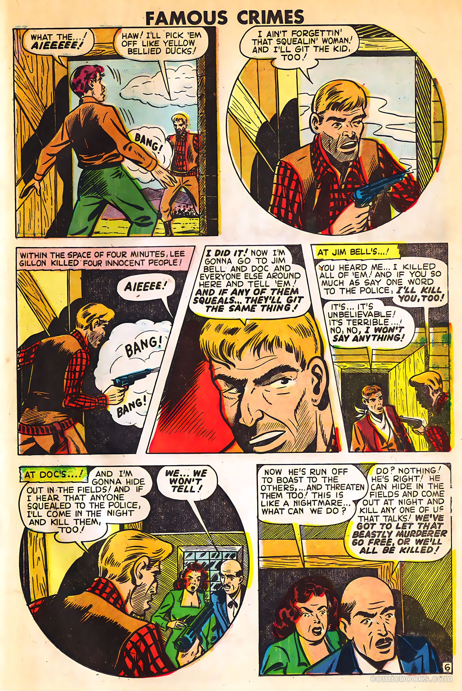 Famous Crimes #19 (1950) — page 19 of 36