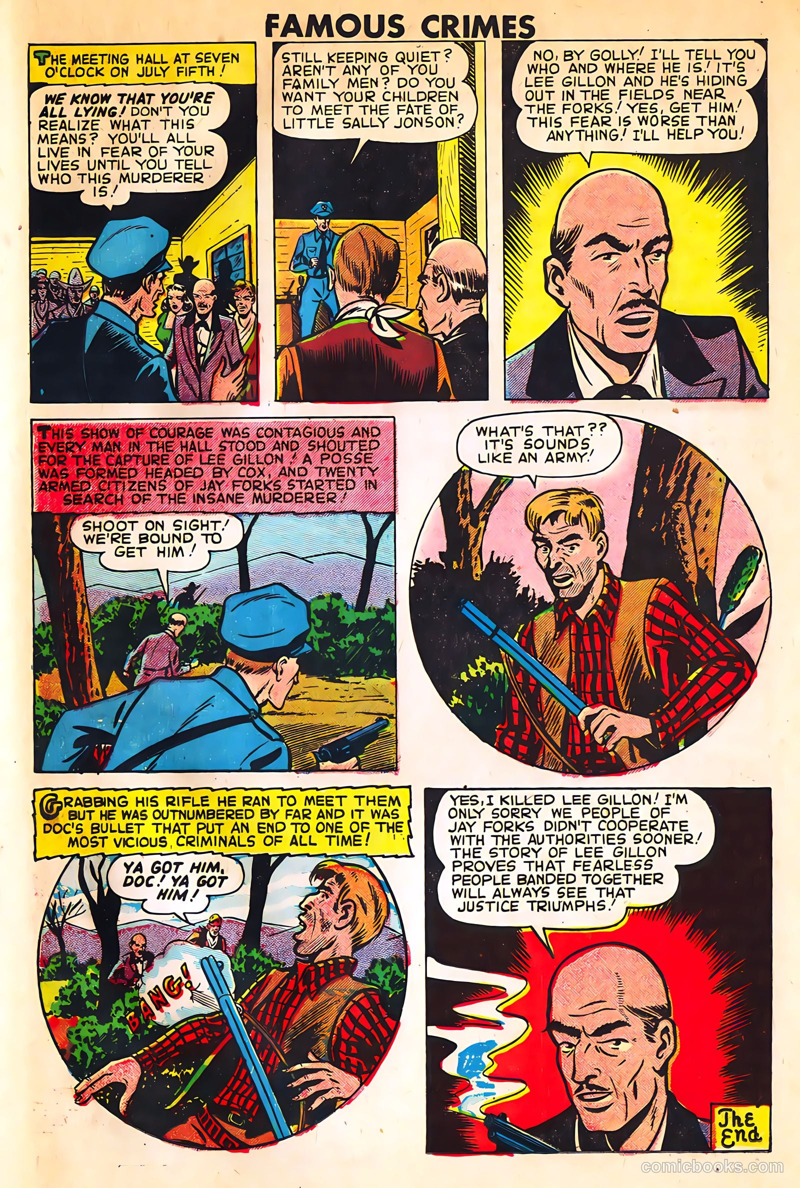 Famous Crimes #19 (1950) — page 21 of 36