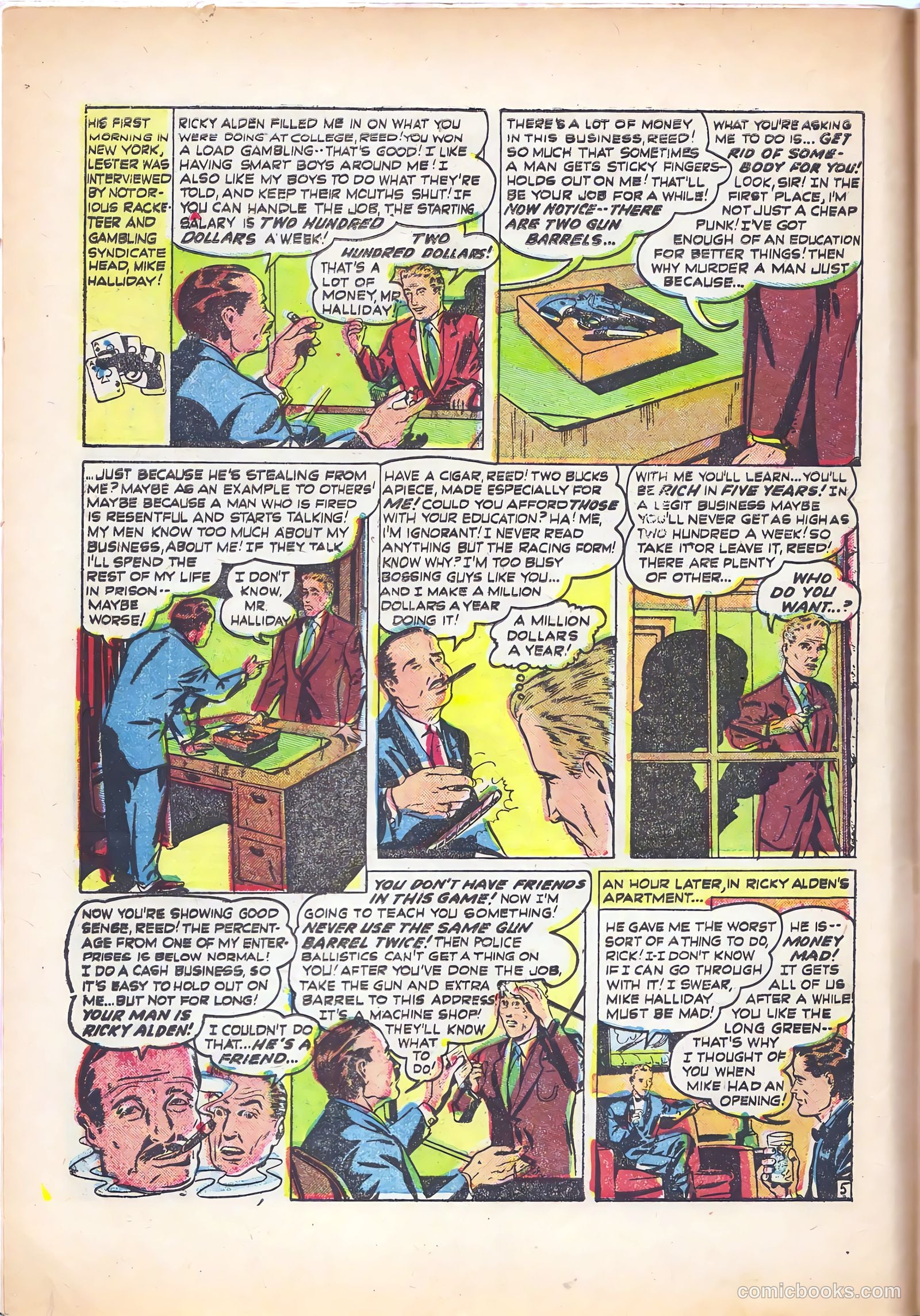 Famous Crimes #20 (1951) — page 6 of 36