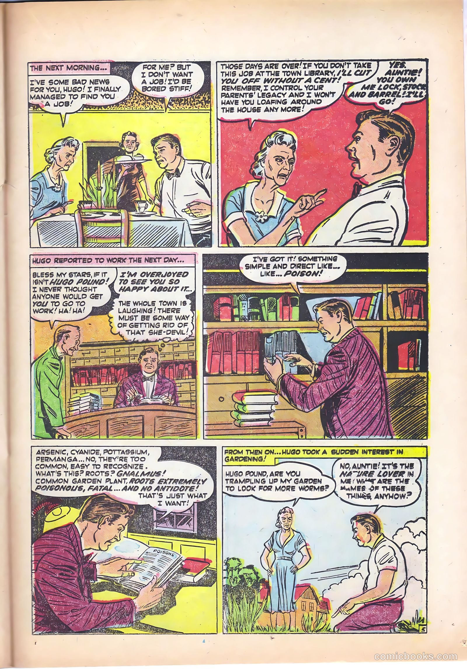 Famous Crimes #20 (1951) — page 23 of 36