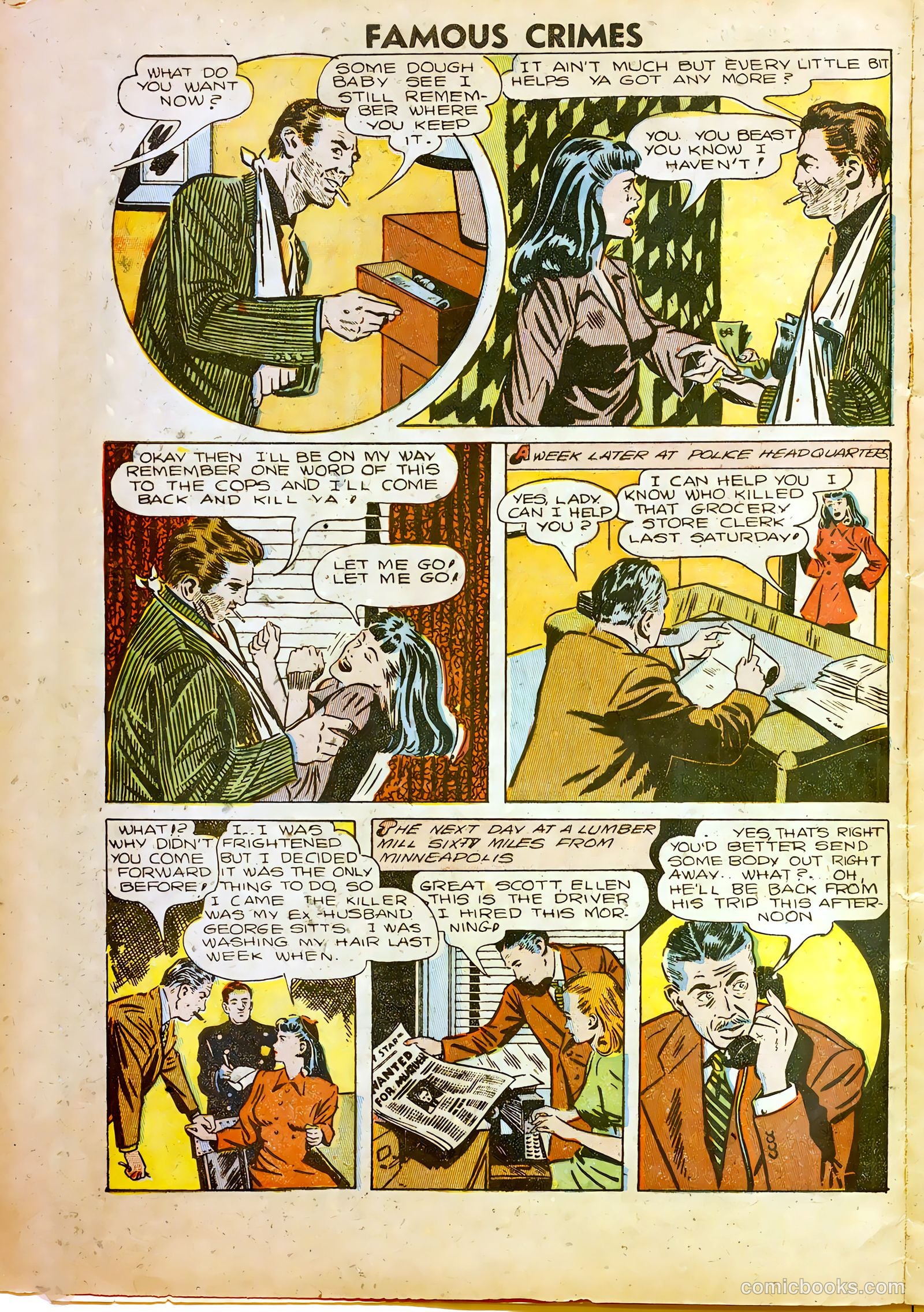 Famous Crimes #3 (1948) — page 4 of 37