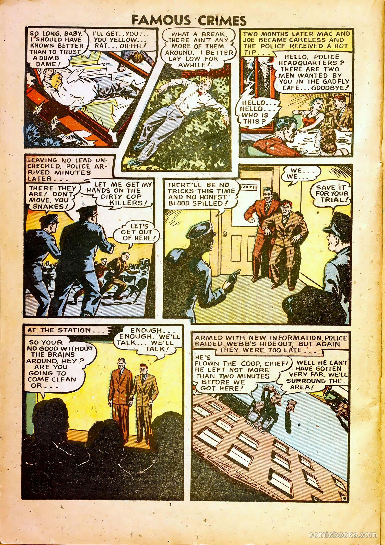 Famous Crimes #3 (1948) — page 20 of 37