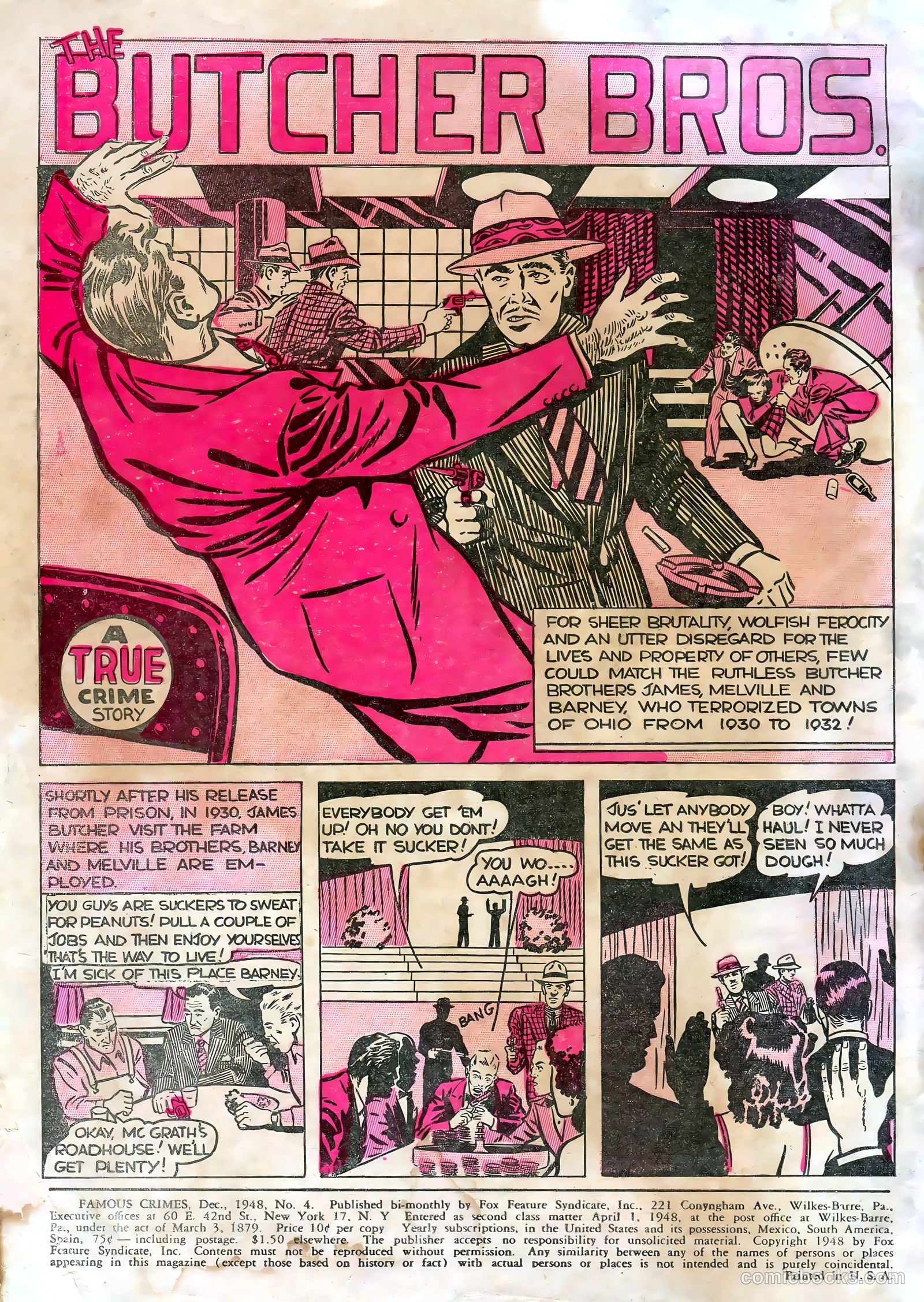 Famous Crimes #4 (1948) — page 2 of 36