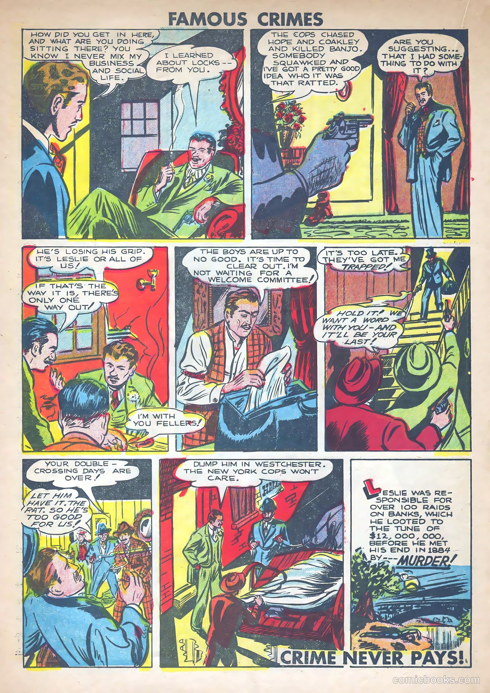 Famous Crimes #4 (1948) — page 20 of 36