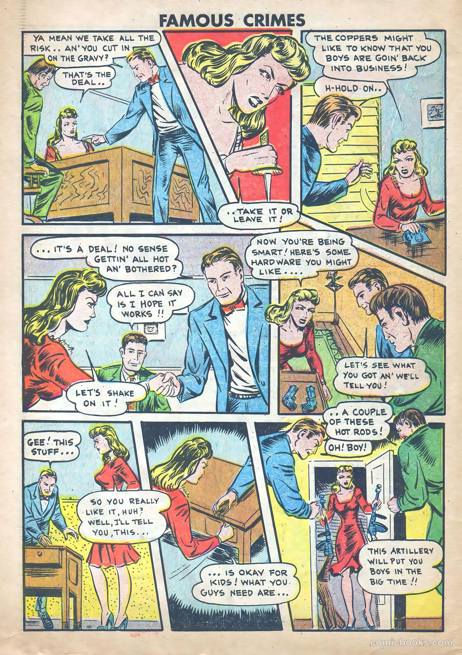 Famous Crimes #4 (1948) — page 30 of 36