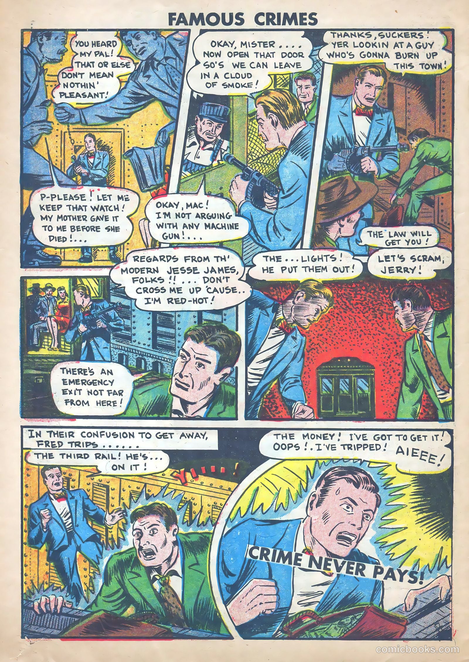 Famous Crimes #4 (1948) — page 32 of 36