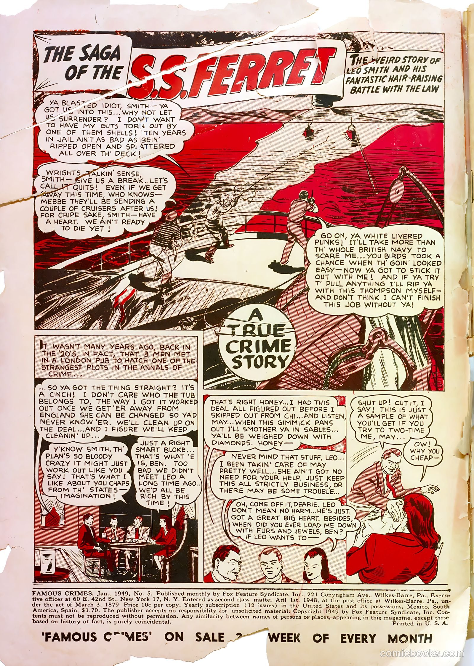 Famous Crimes #5 (1949) — page 2 of 36
