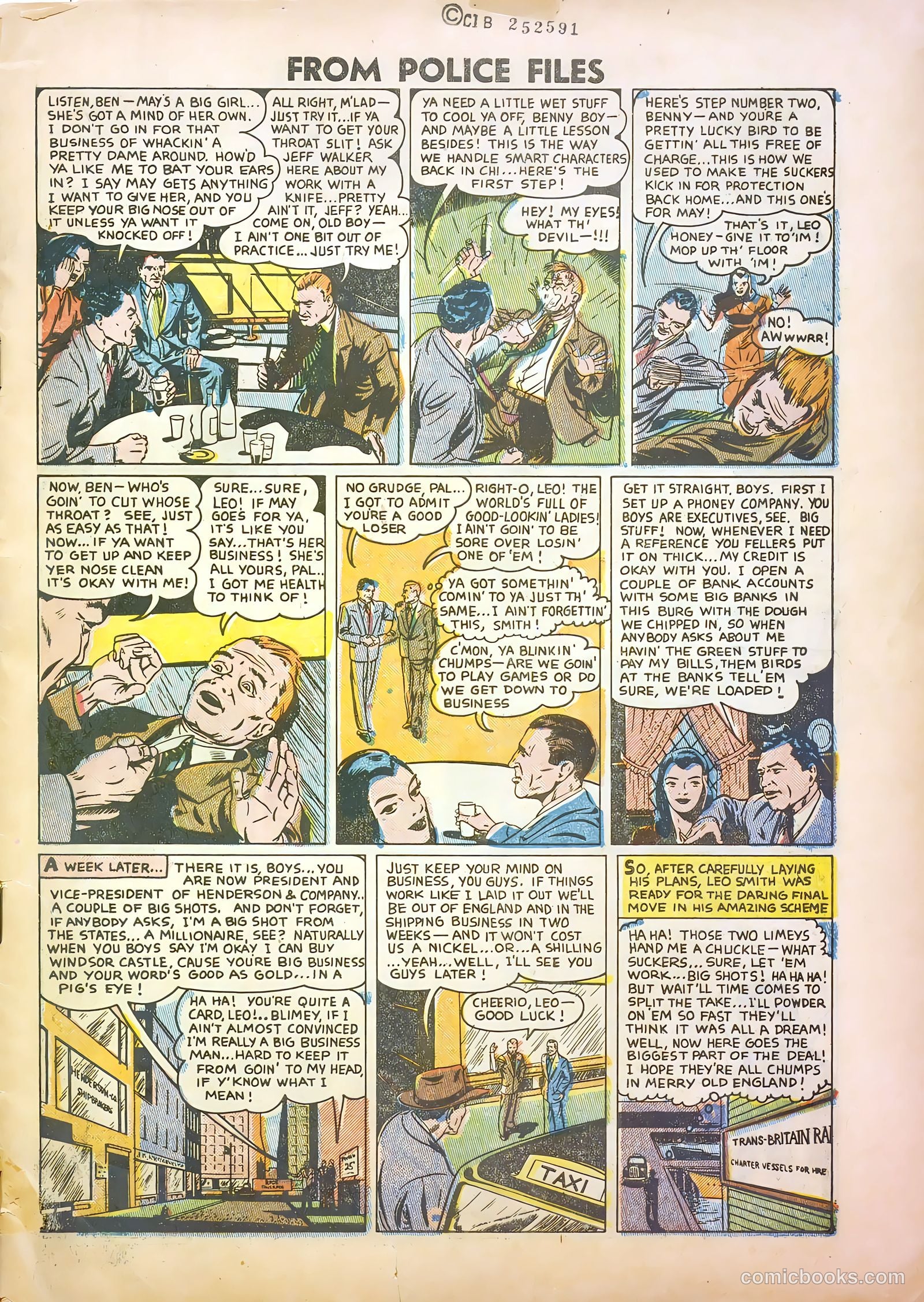 Famous Crimes #5 (1949) — page 3 of 36