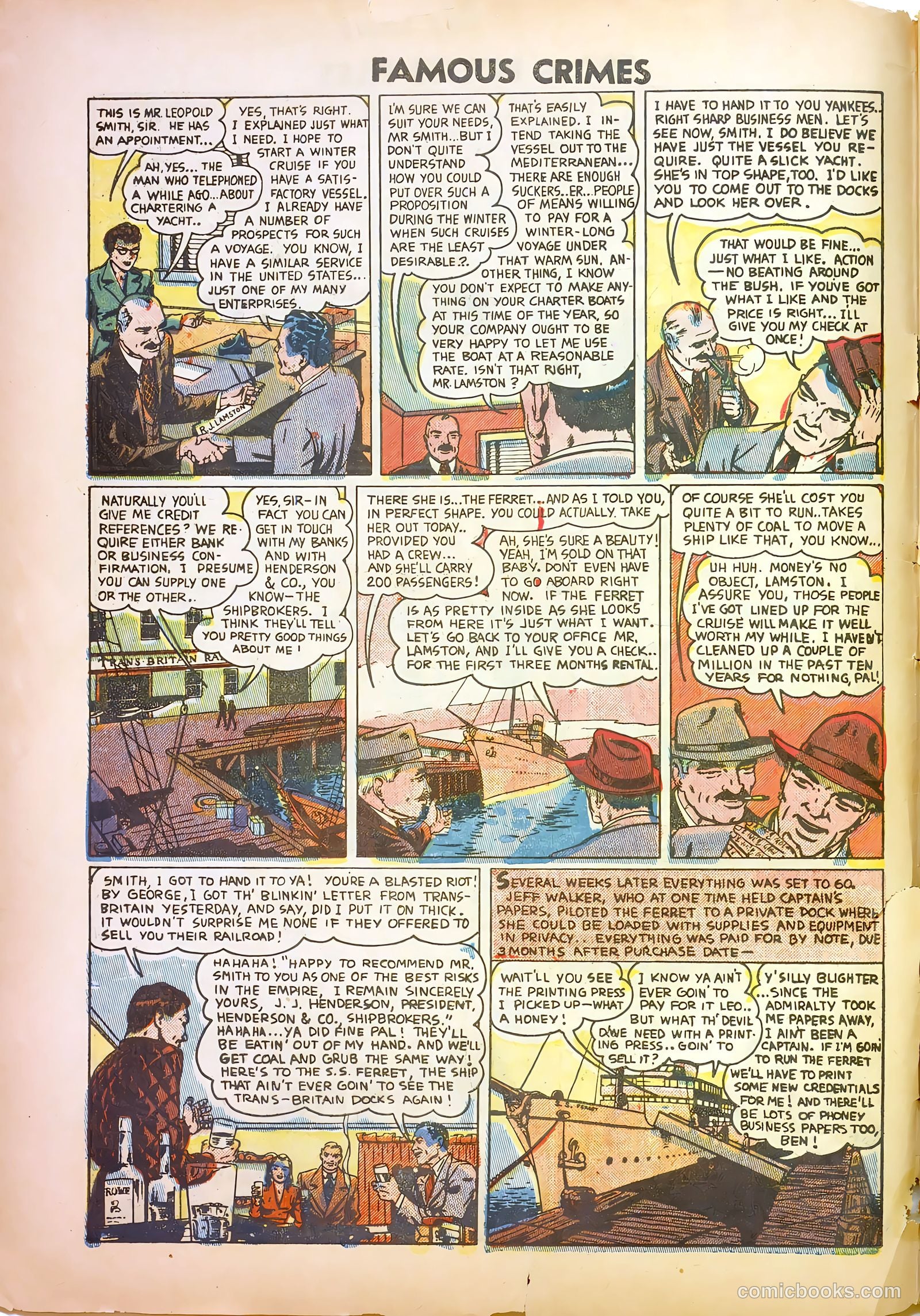 Famous Crimes #5 (1949) — page 4 of 36