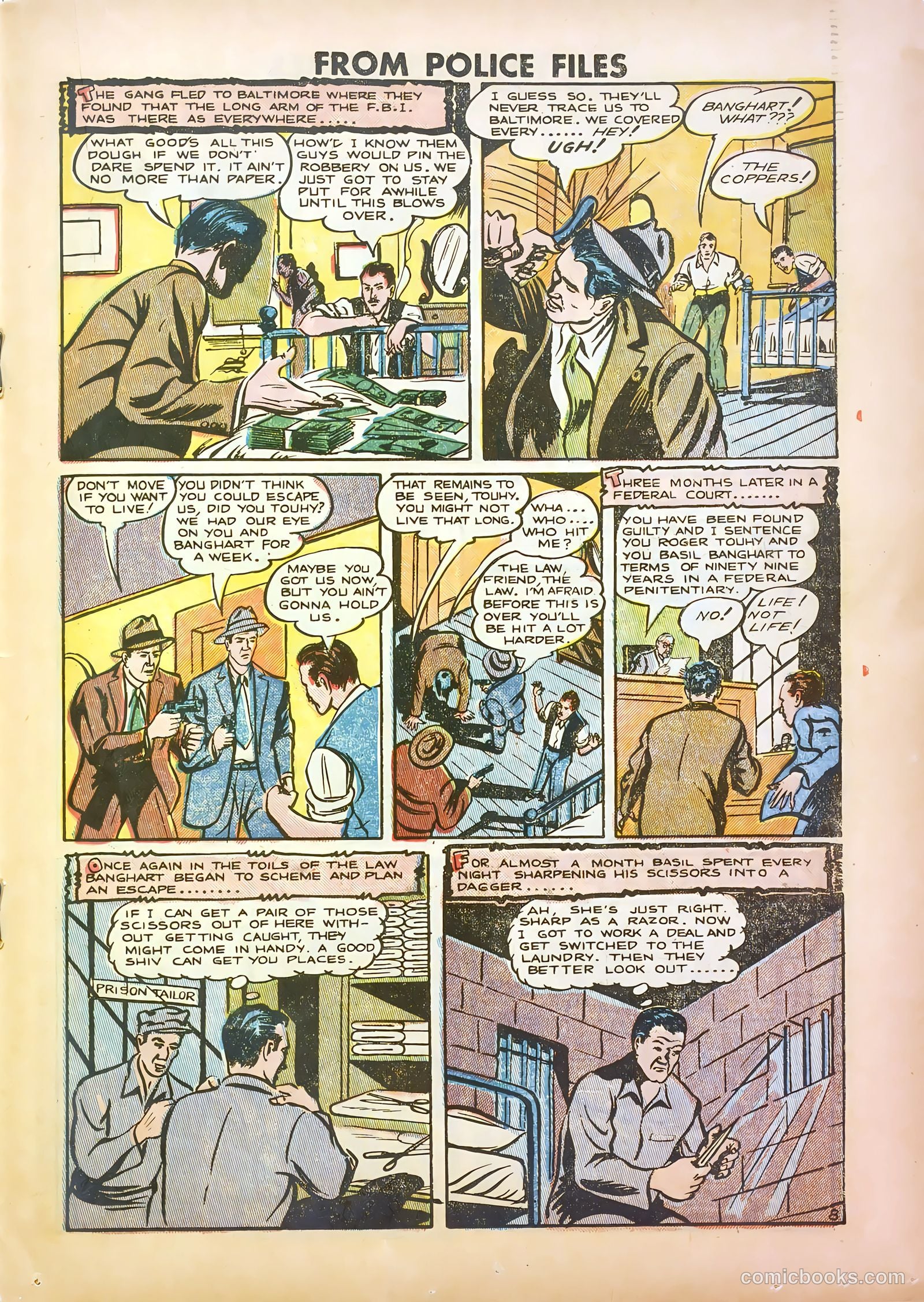 Famous Crimes #5 (1949) — page 19 of 36