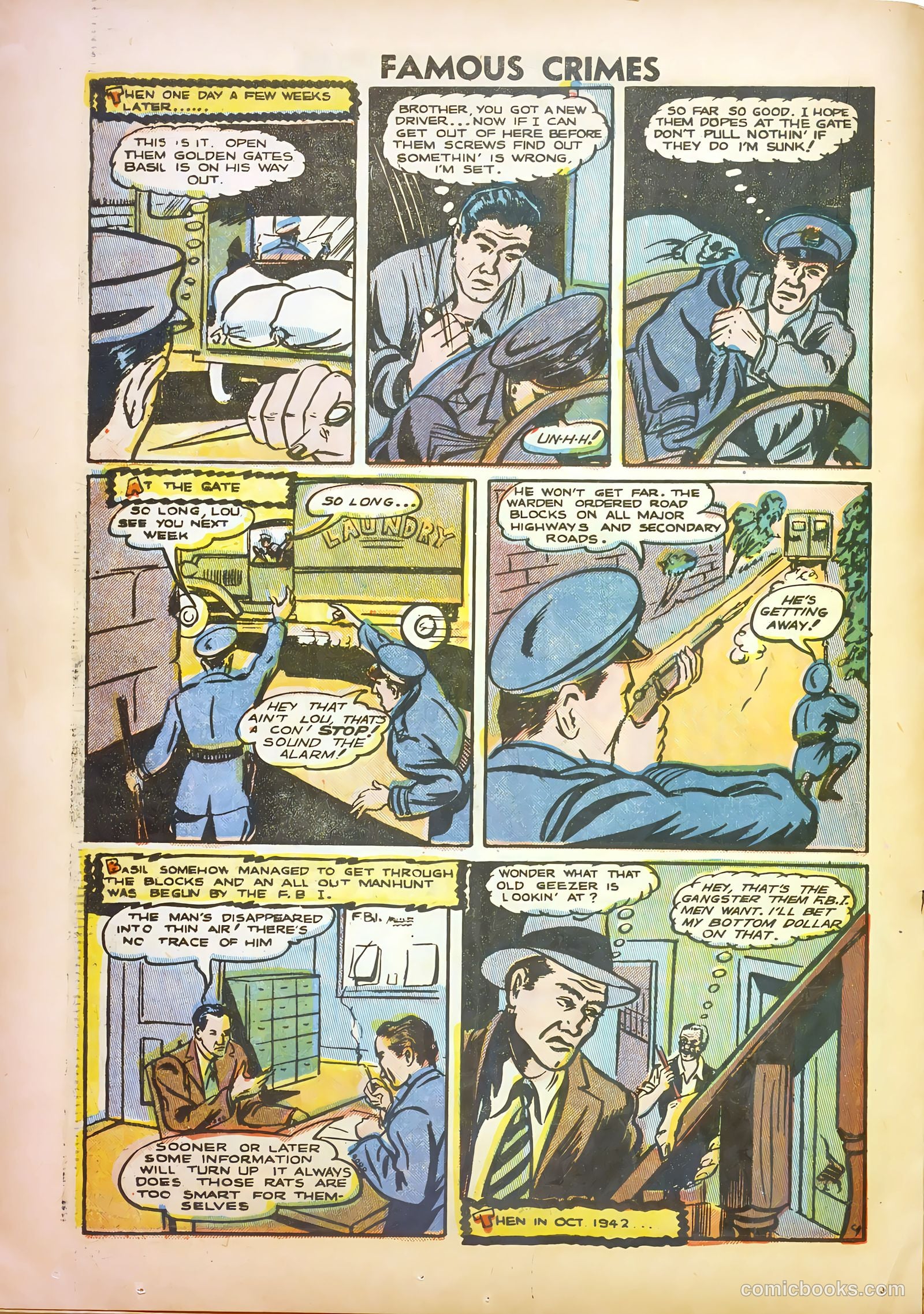 Famous Crimes #5 (1949) — page 20 of 36