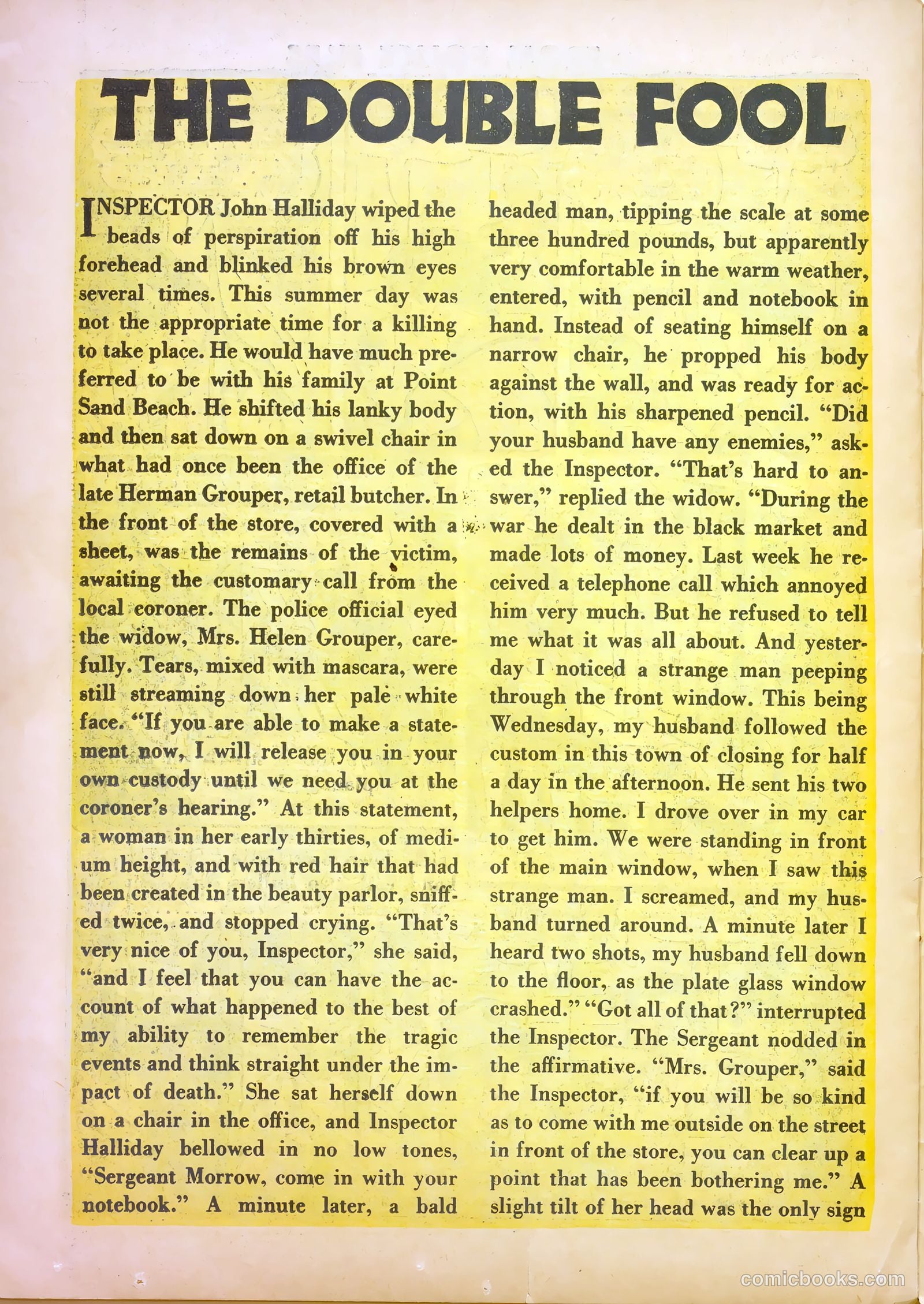 Famous Crimes #5 (1949) — page 22 of 36