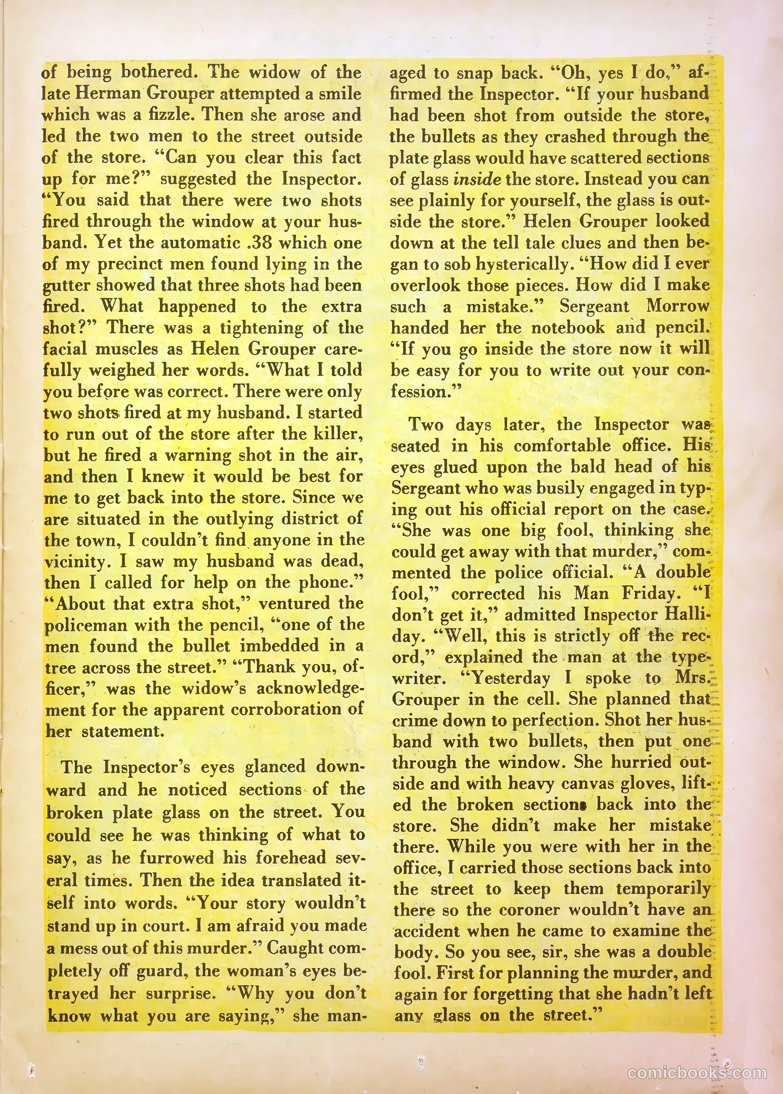 Famous Crimes #5 (1949) — page 23 of 36