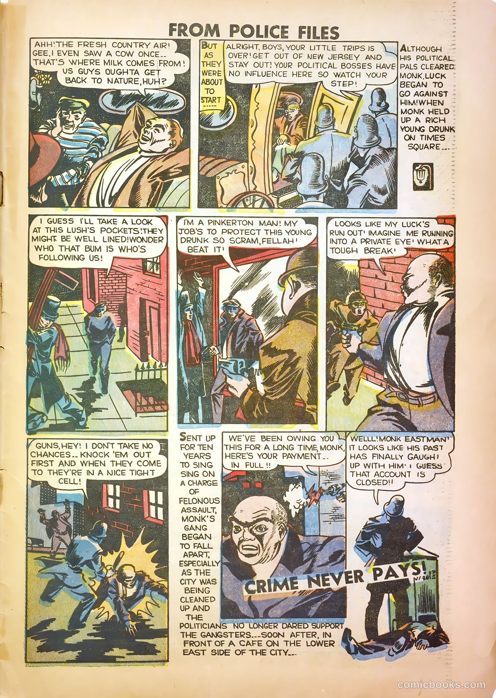 Famous Crimes #5 (1949) — page 33 of 36