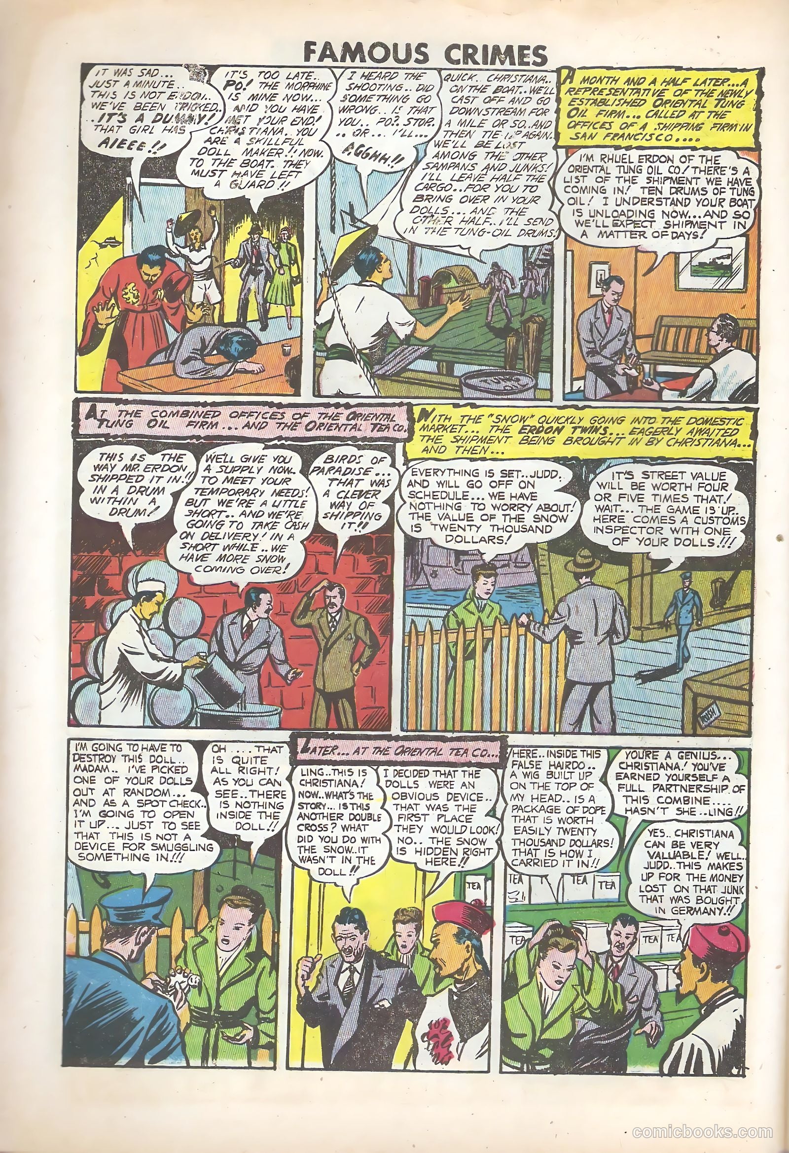 Famous Crimes #51 (1954) — page 10 of 36