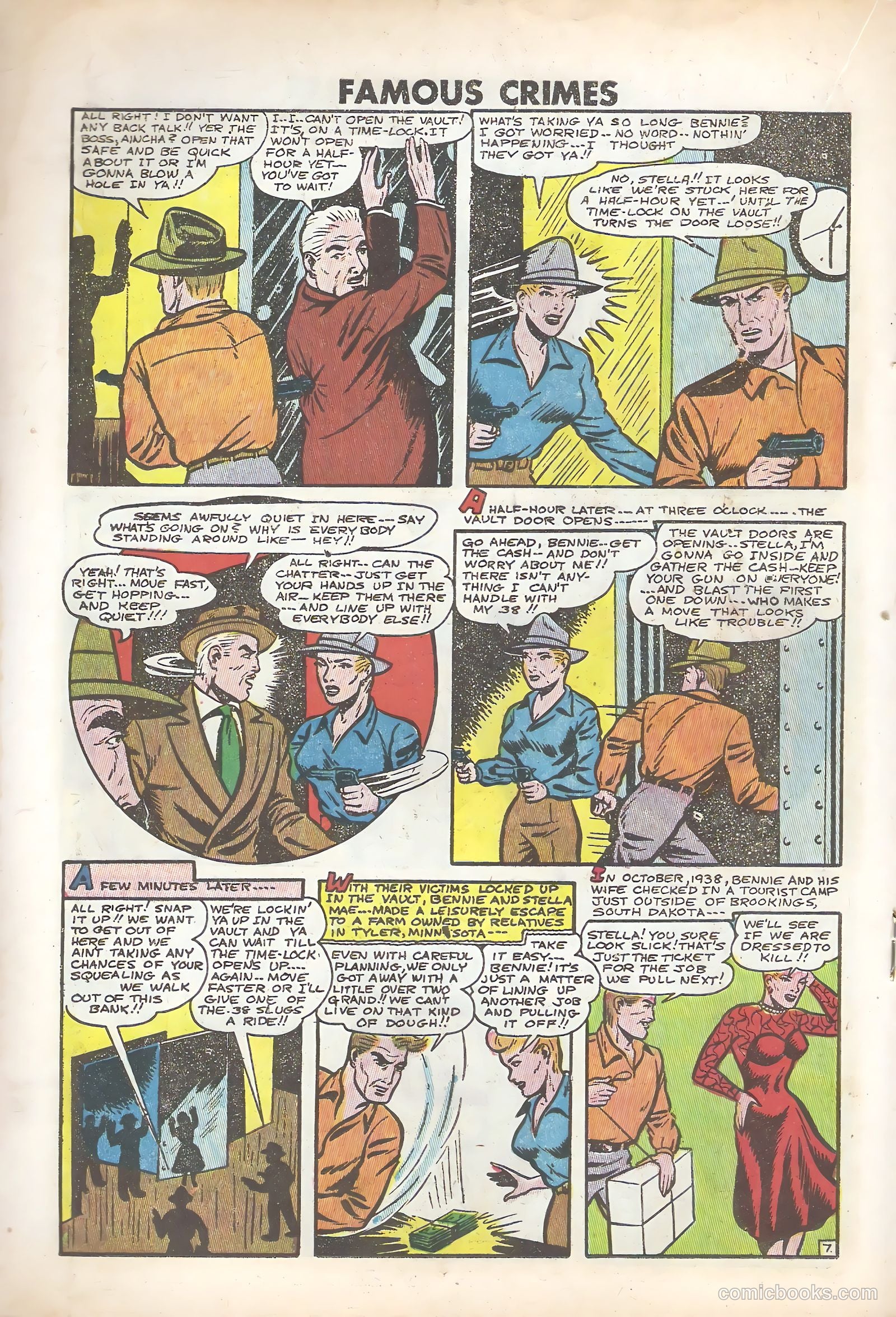 Famous Crimes #51 (1954) — page 18 of 36