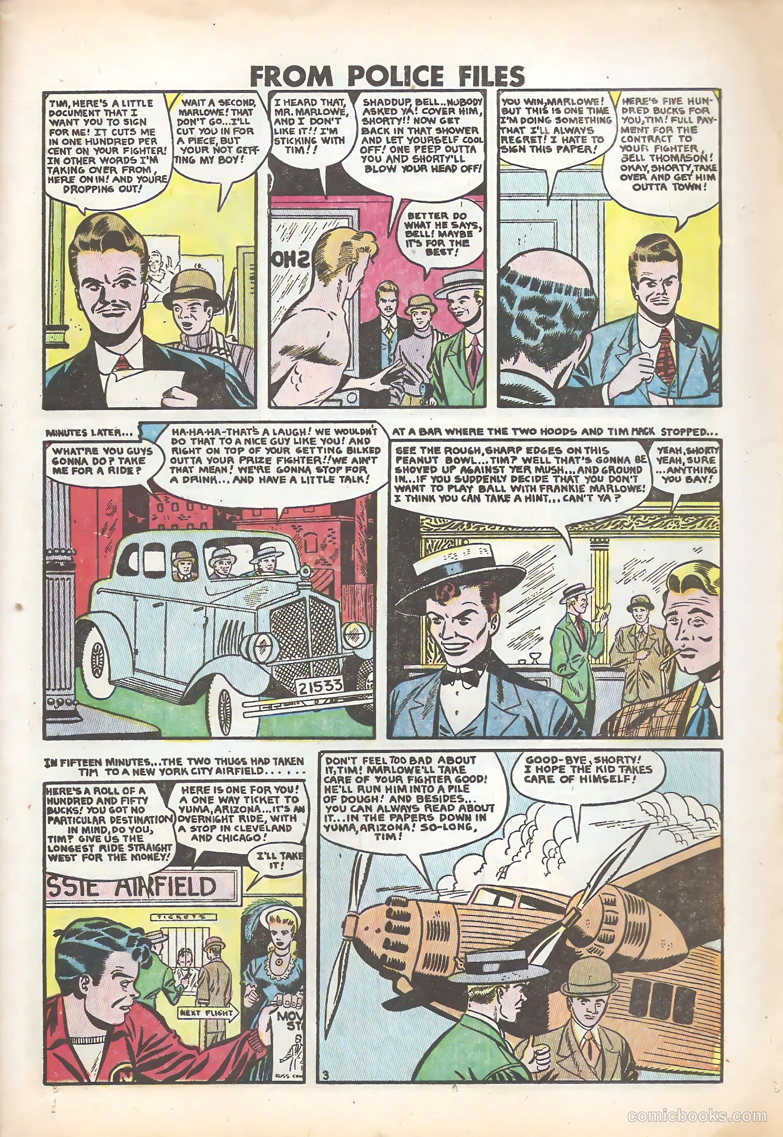 Famous Crimes #51 (1954) — page 25 of 36