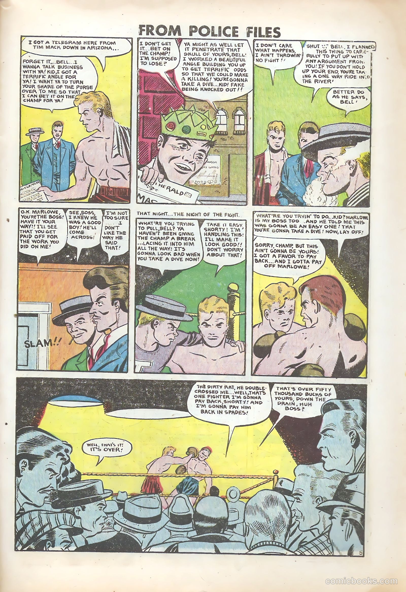 Famous Crimes #51 (1954) — page 27 of 36