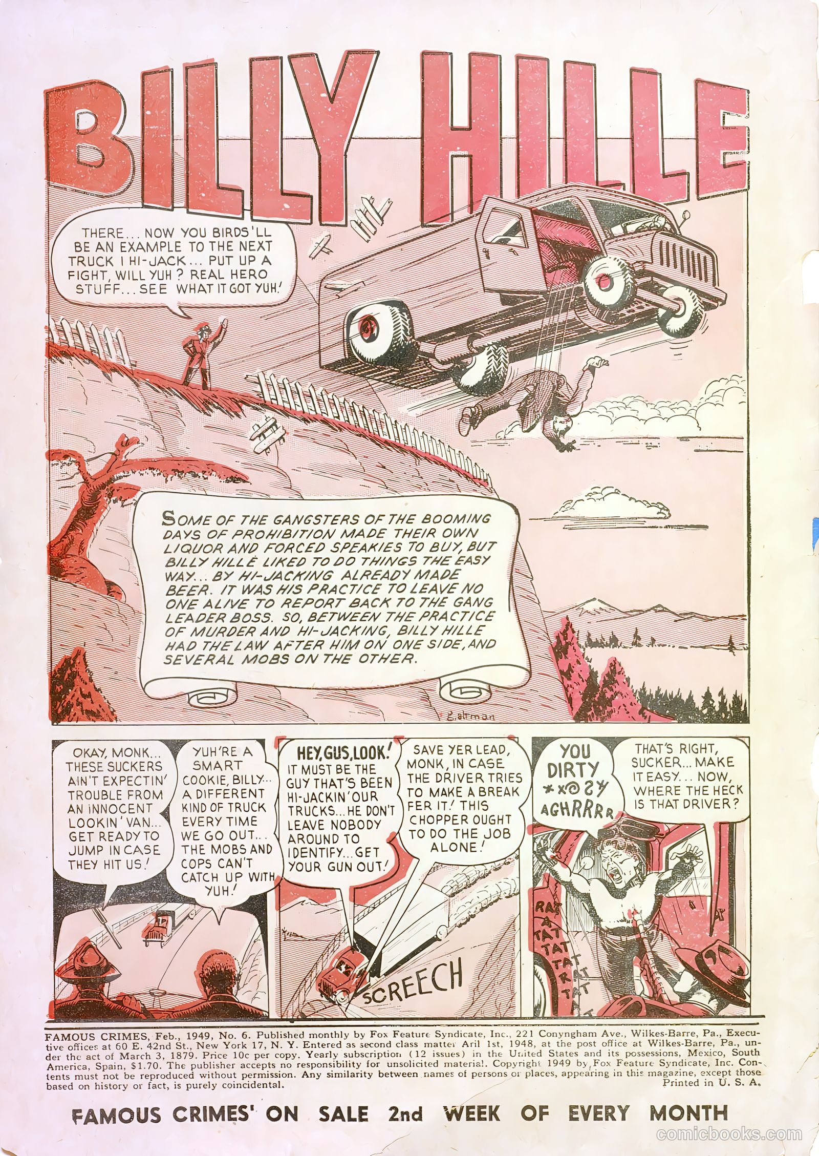 Famous Crimes #6 (1949) — page 2 of 36