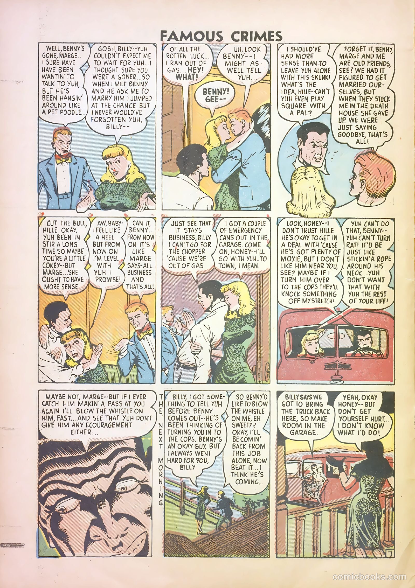Famous Crimes #6 (1949) — page 8 of 36