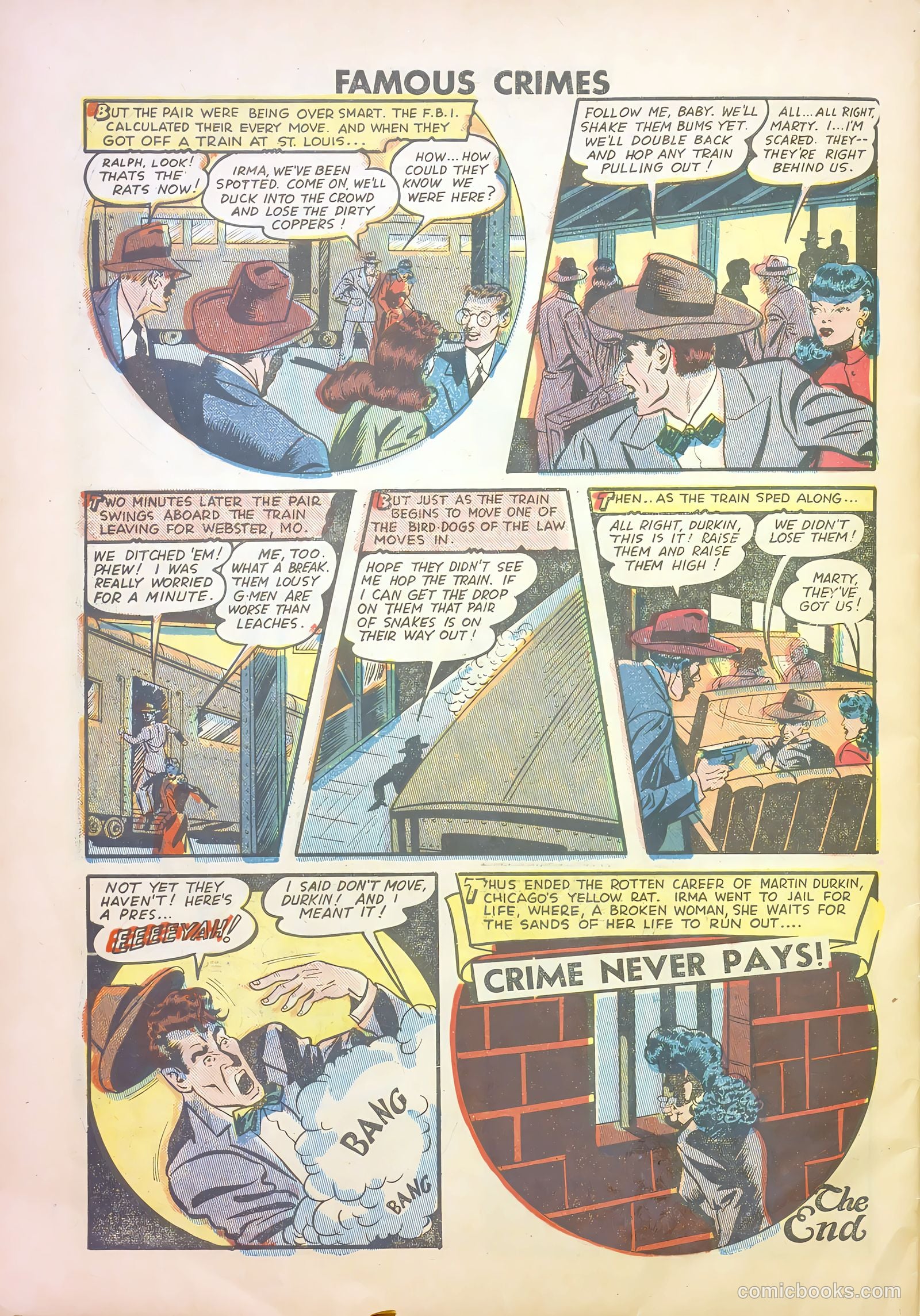 Famous Crimes #6 (1949) — page 30 of 36