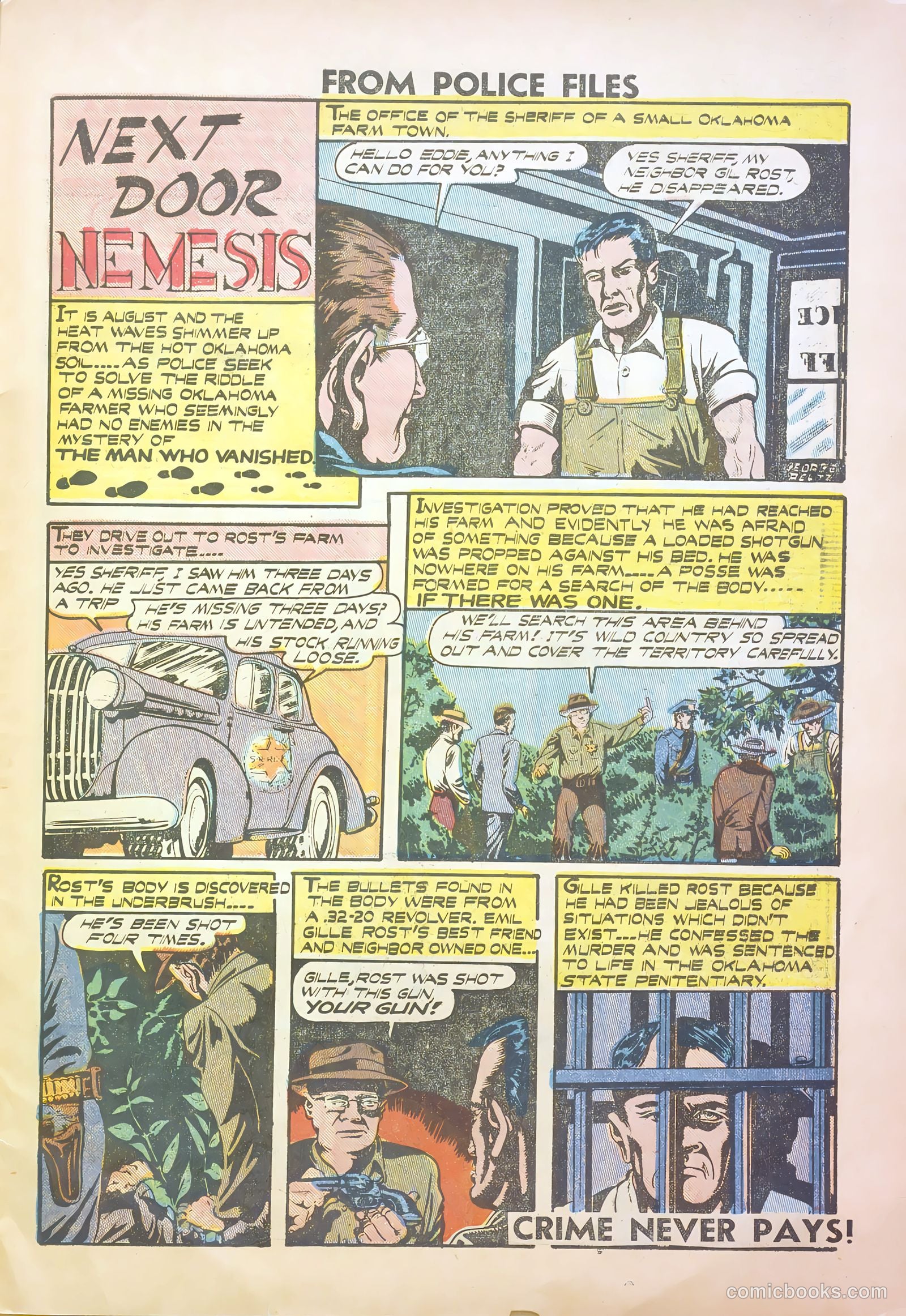 Famous Crimes #6 (1949) — page 31 of 36