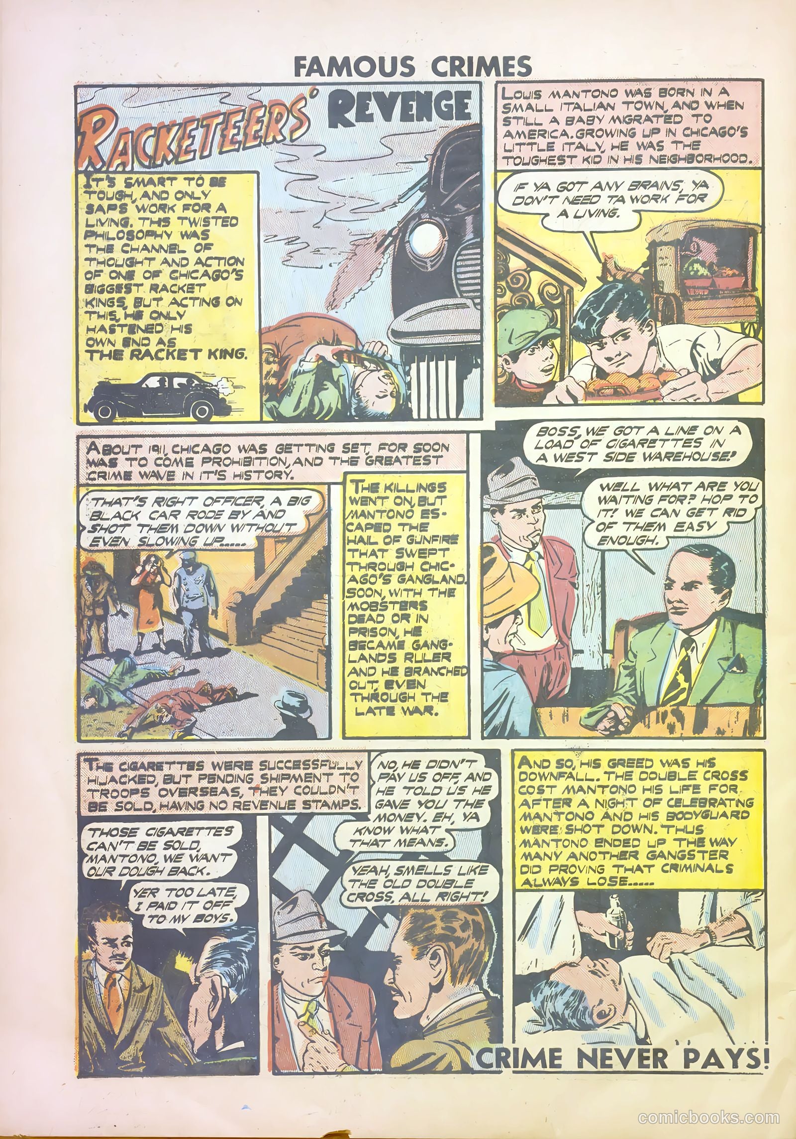 Famous Crimes #6 (1949) — page 32 of 36