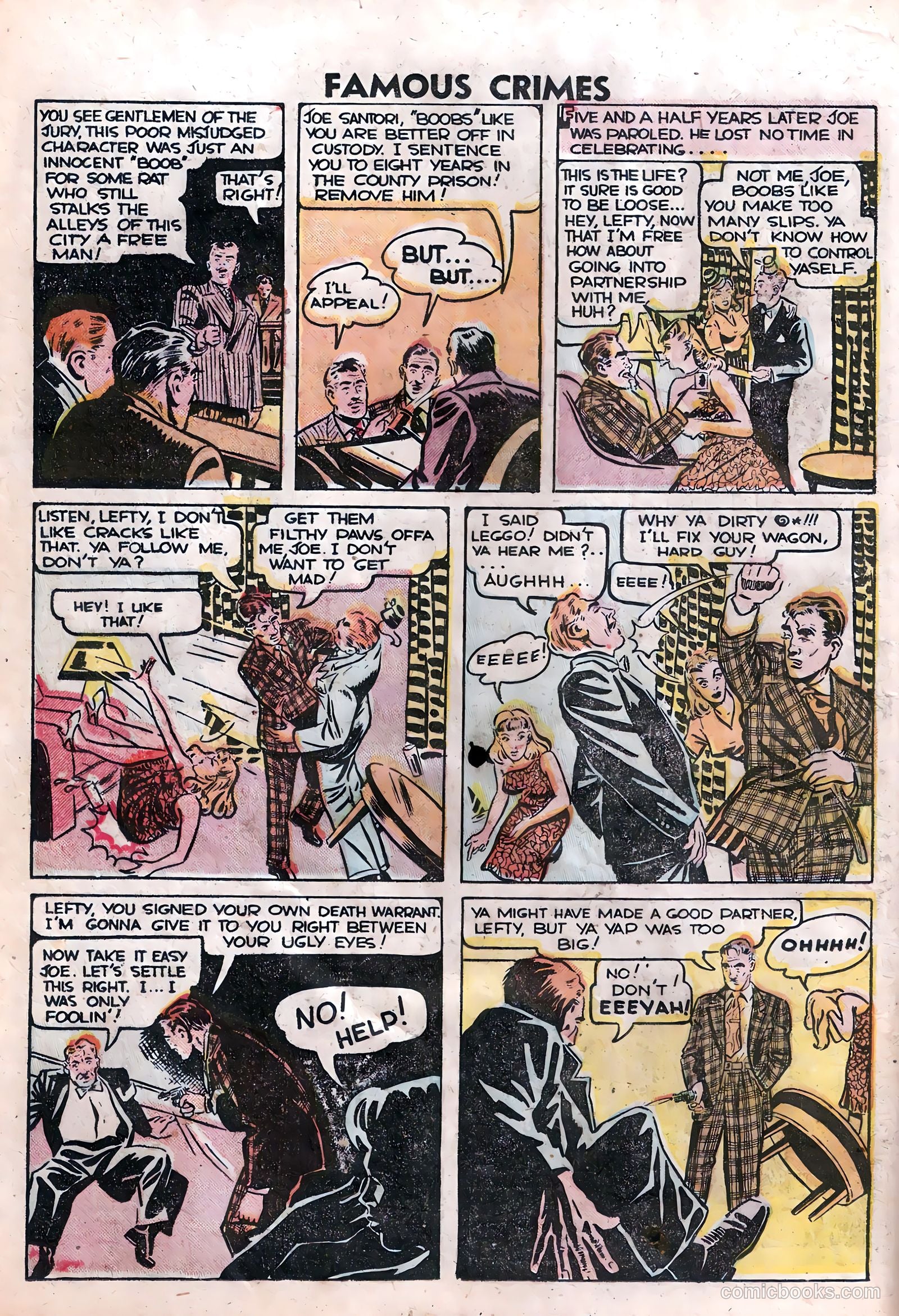 Famous Crimes #7 (1949) — page 14 of 36
