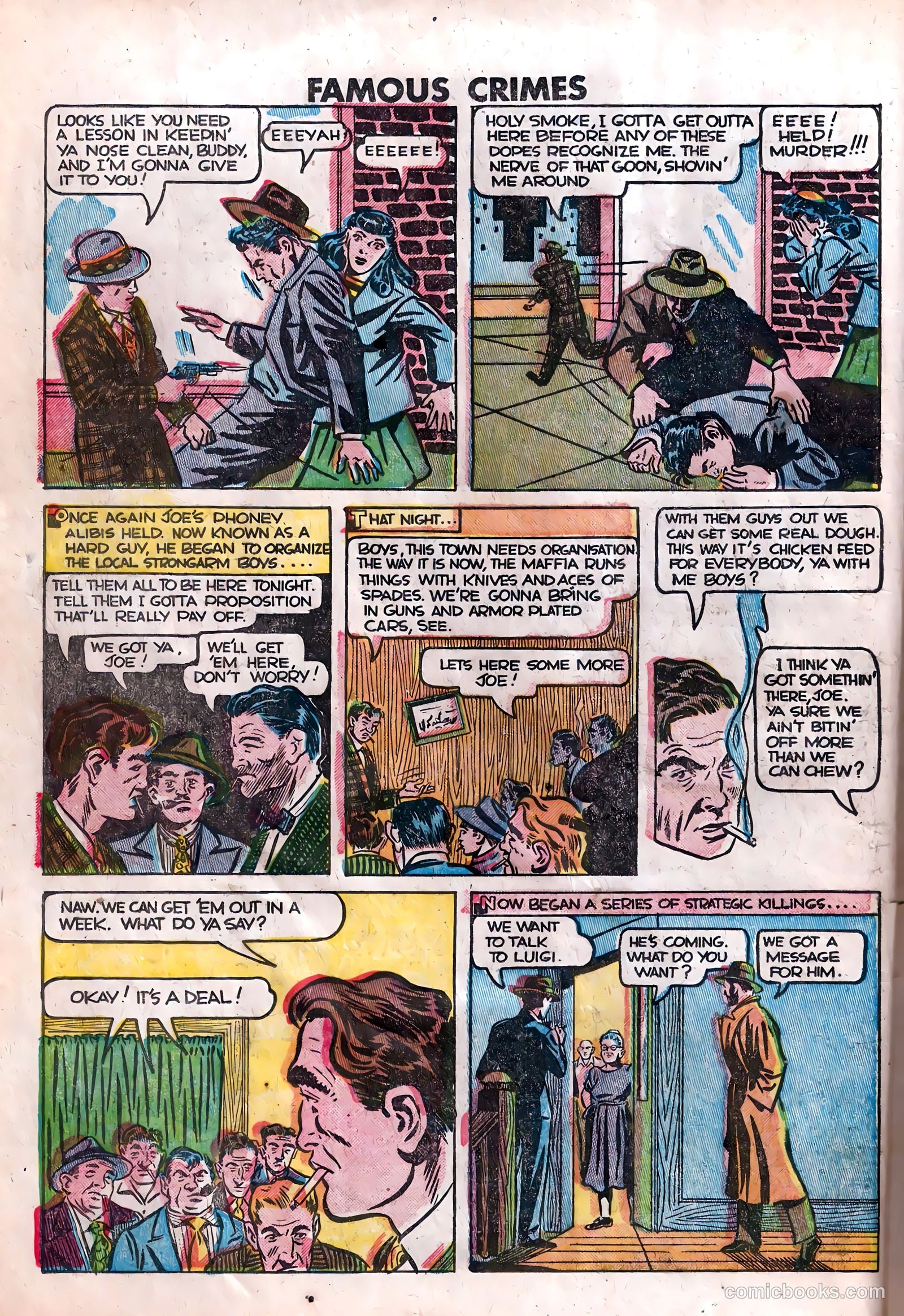 Famous Crimes #7 (1949) — page 16 of 36