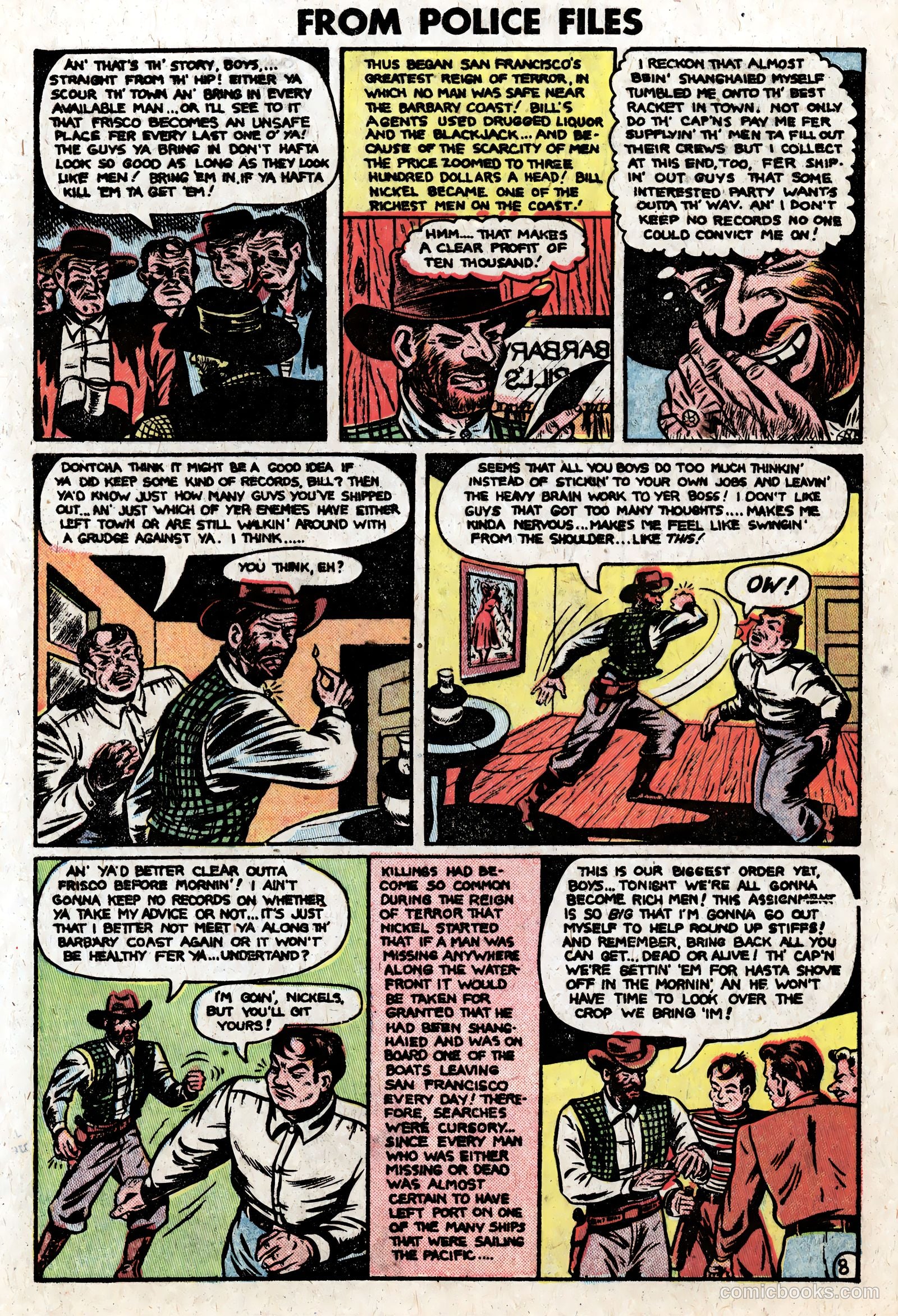 Famous Crimes #8 (1949) — page 7 of 36