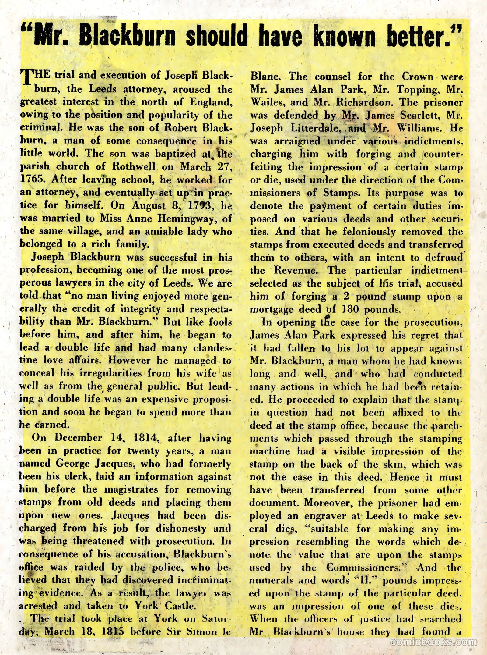 Famous Crimes #8 (1949) — page 19 of 36