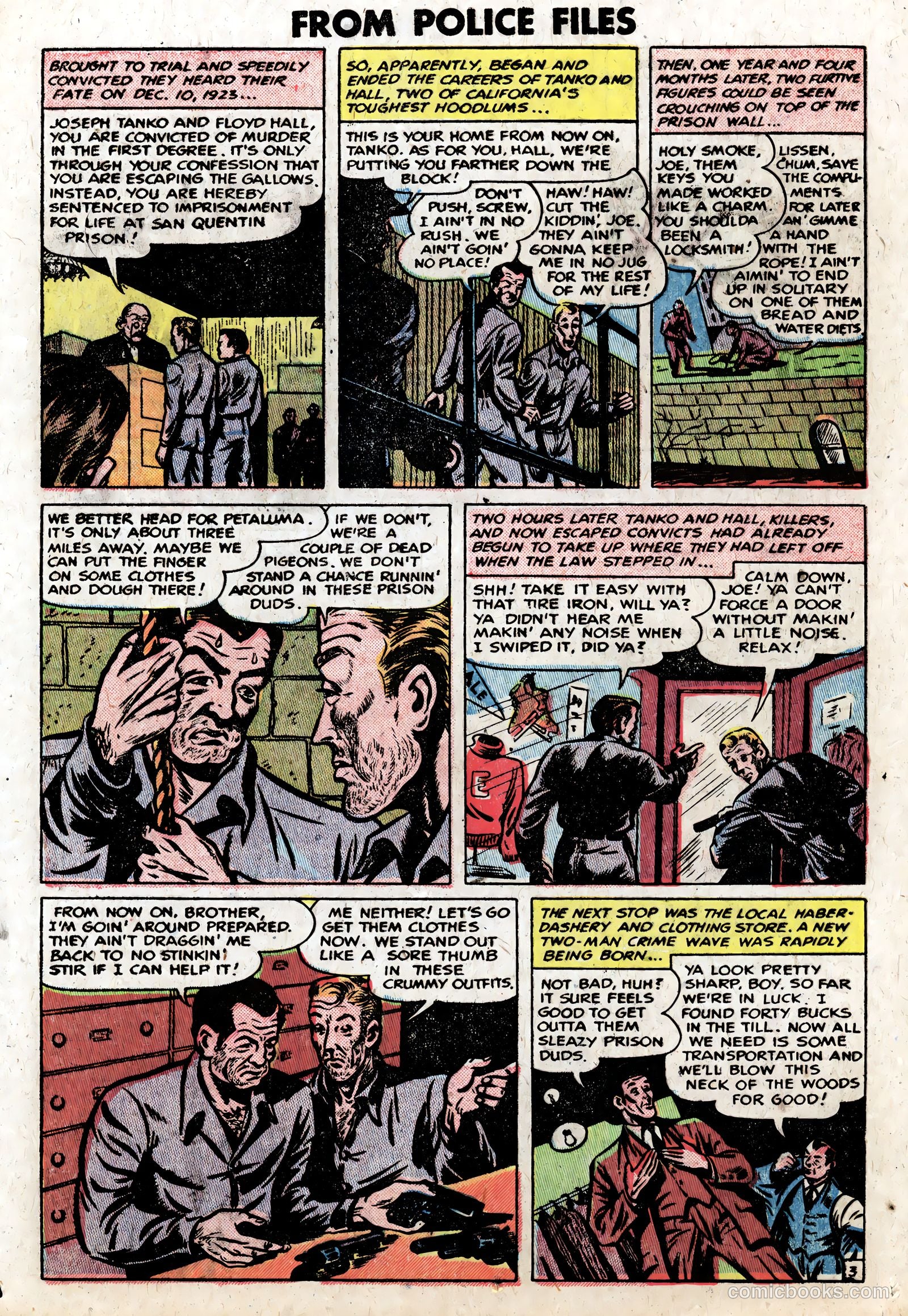Famous Crimes #8 (1949) — page 23 of 36