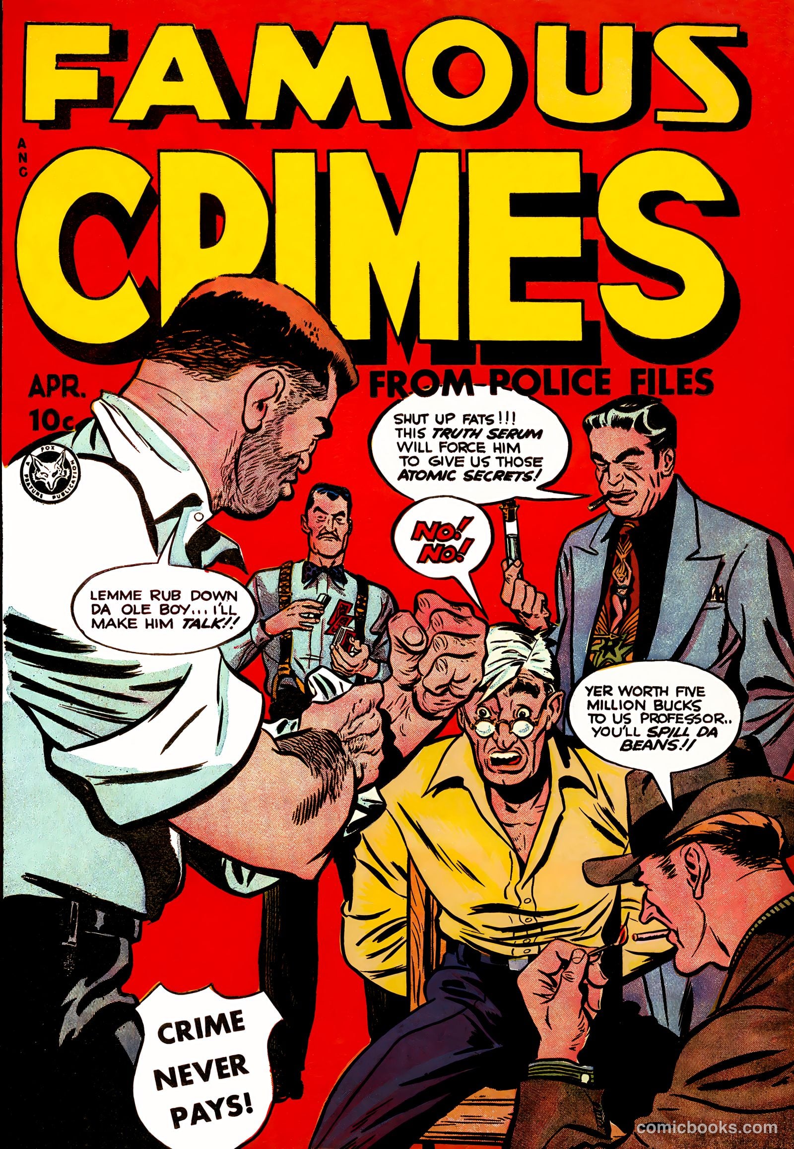 Famous Crimes #8 (1949) — page 33 of 36
