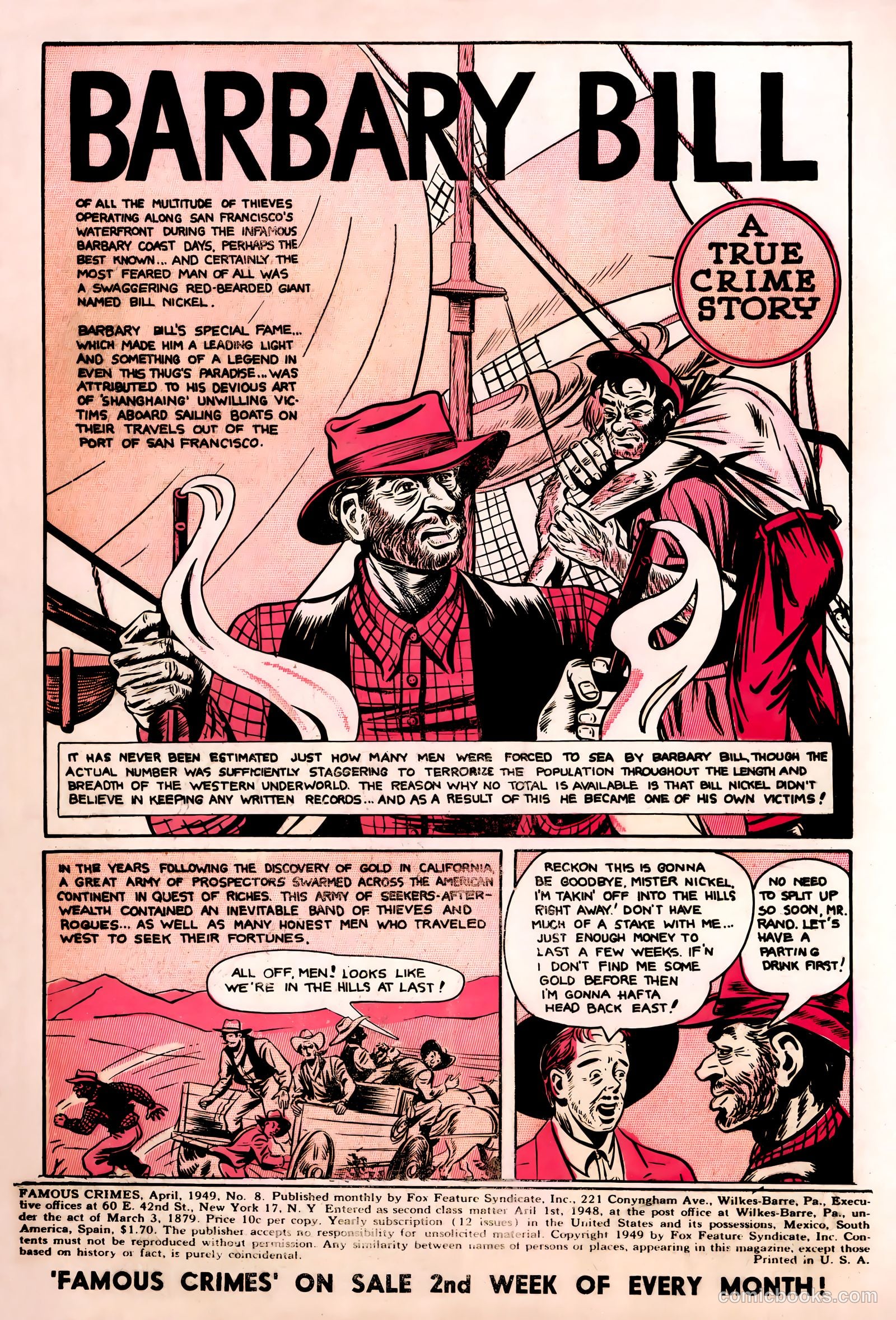Famous Crimes #8 (1949) — page 34 of 36