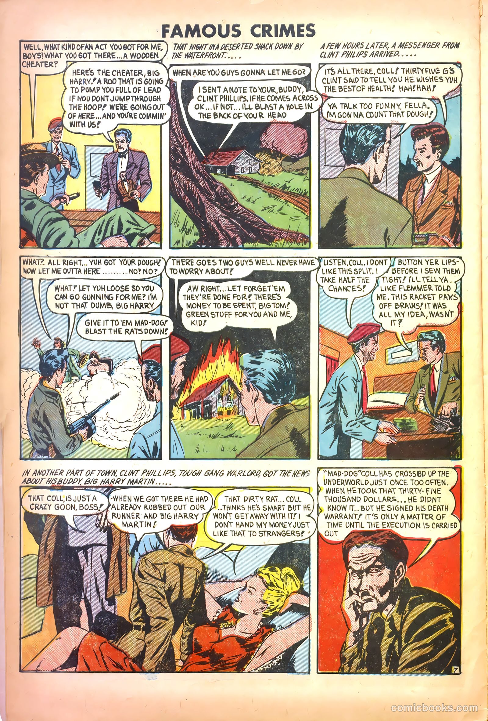 Famous Crimes #9 (1949) — page 8 of 37