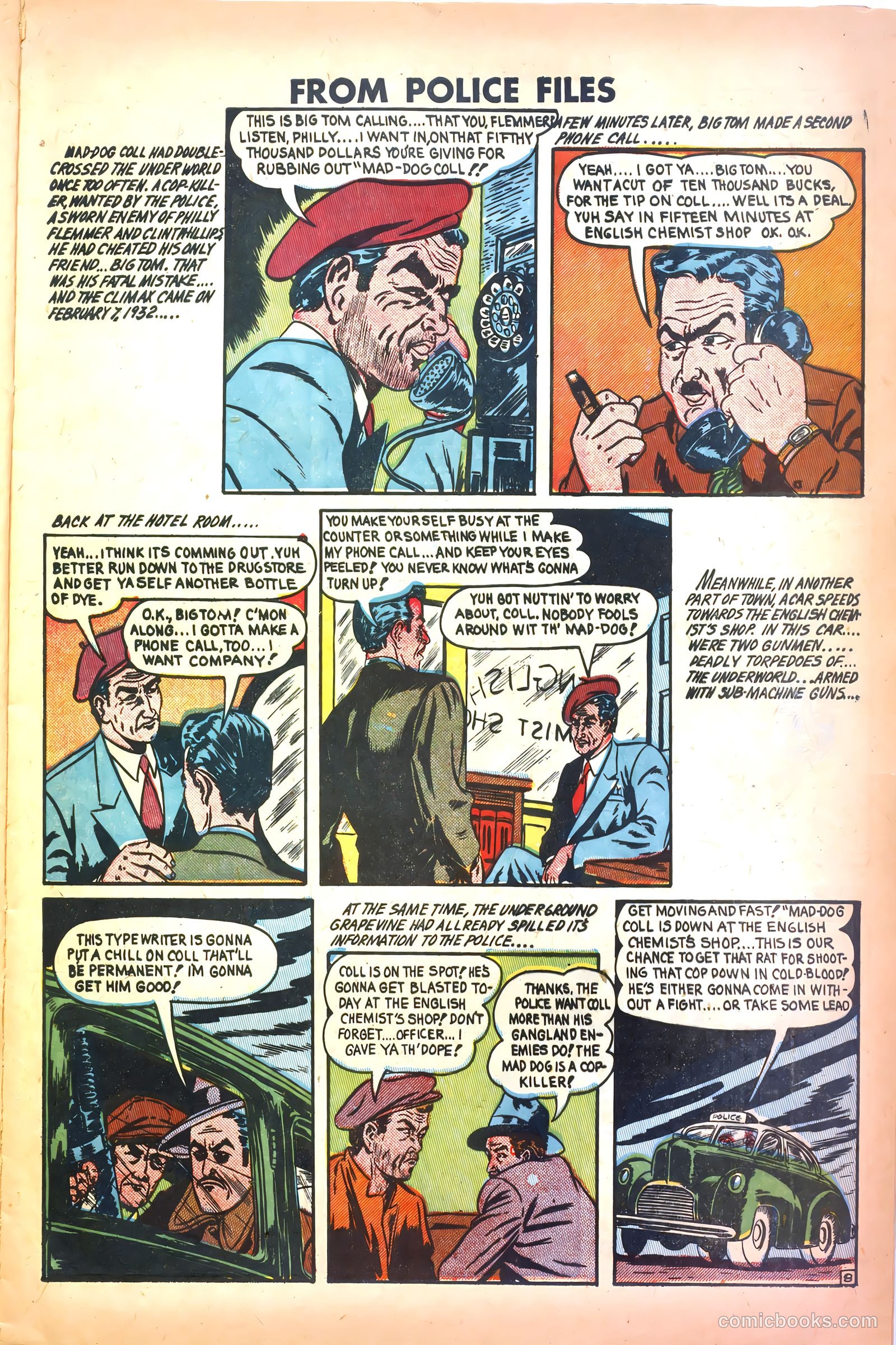 Famous Crimes #9 (1949) — page 9 of 37