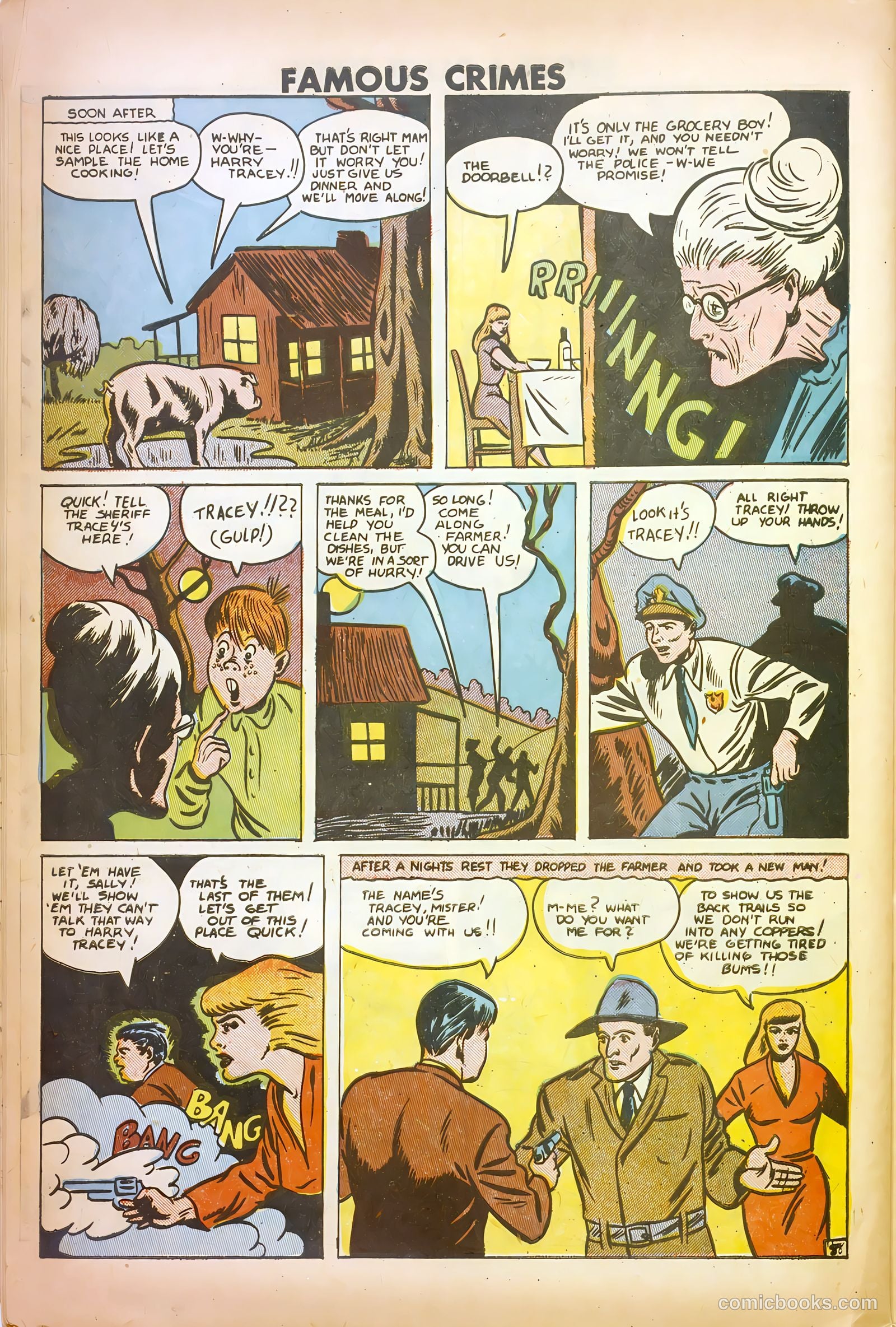 Famous Crimes #9 (1949) — page 30 of 37