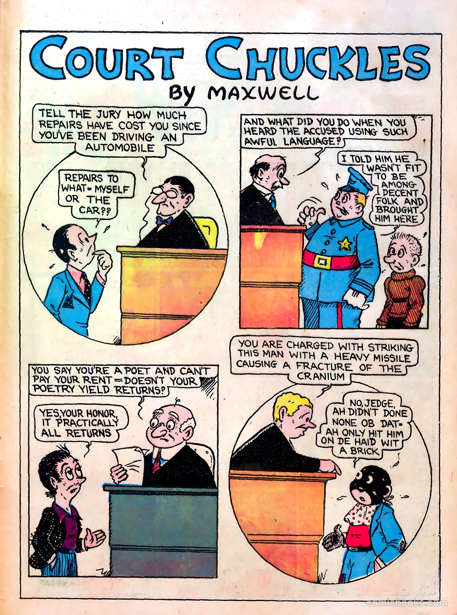 Famous Funnies #10 (1935) — page 59 of 64