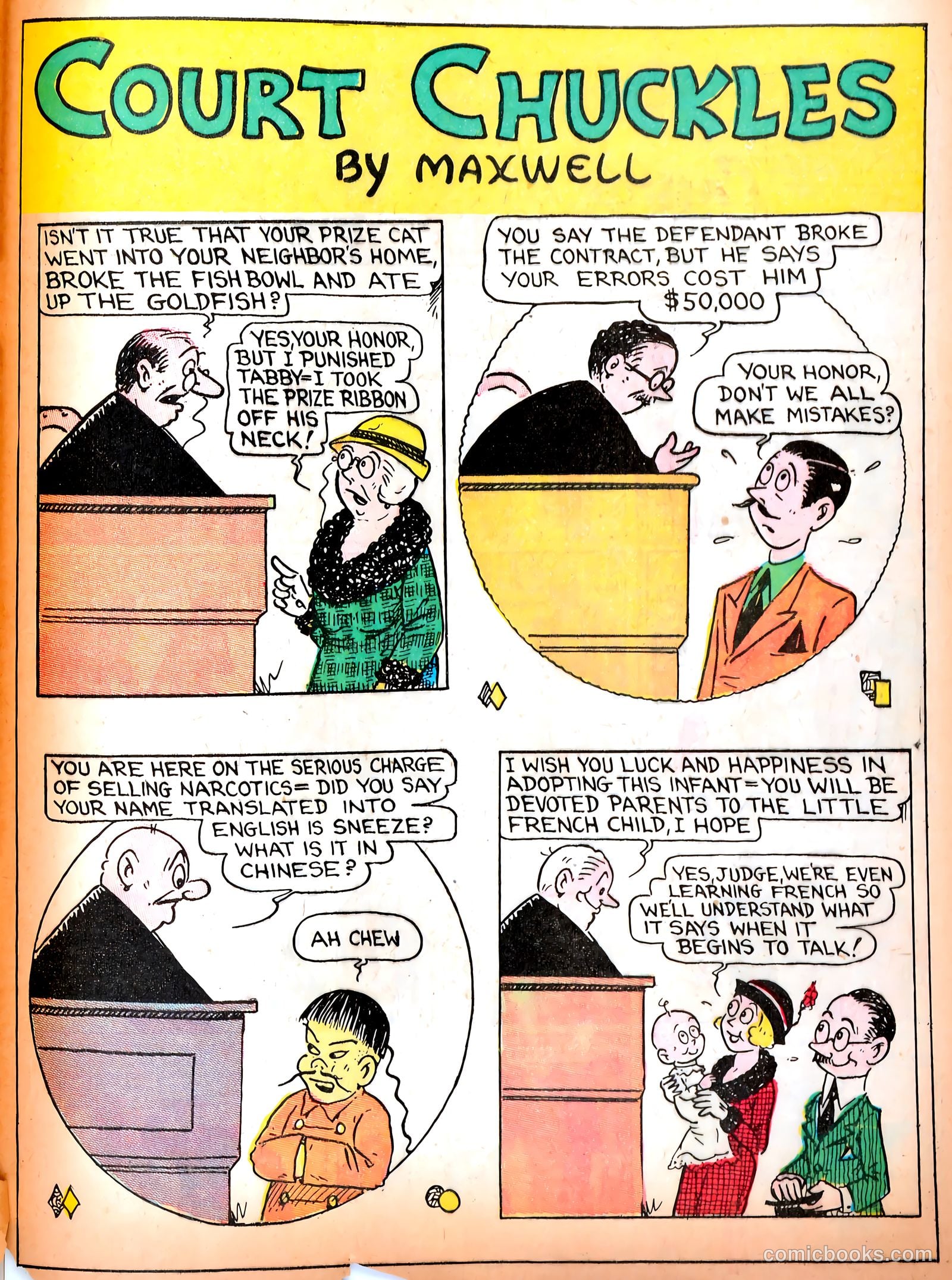 Famous Funnies #11 (1935) — page 58 of 63