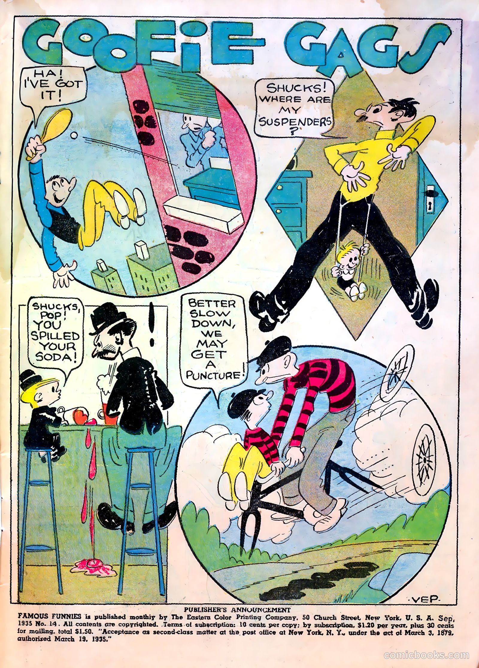 Famous Funnies #14 (1935) — page 3 of 64