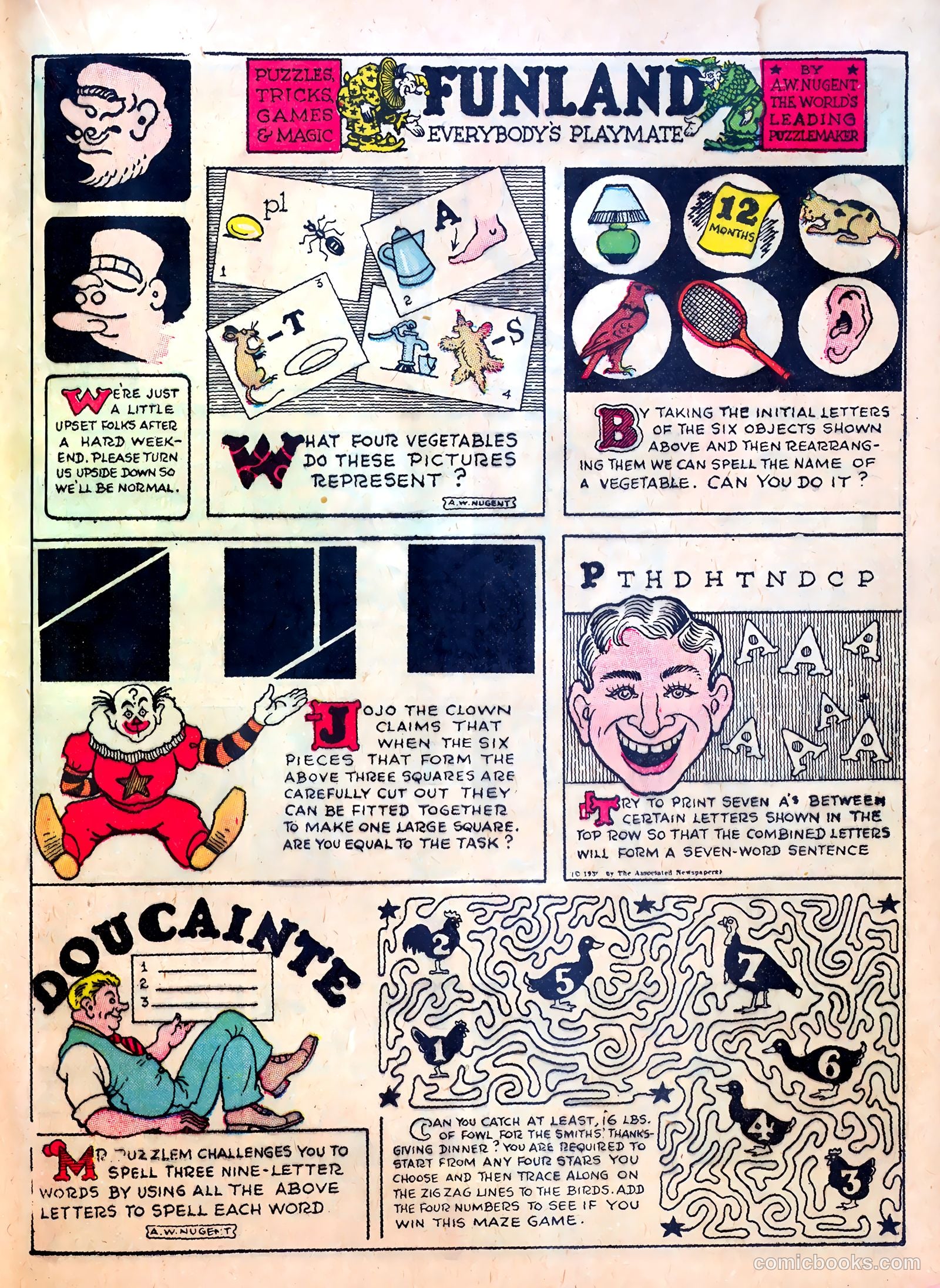 Famous Funnies #14 (1935) — page 19 of 64