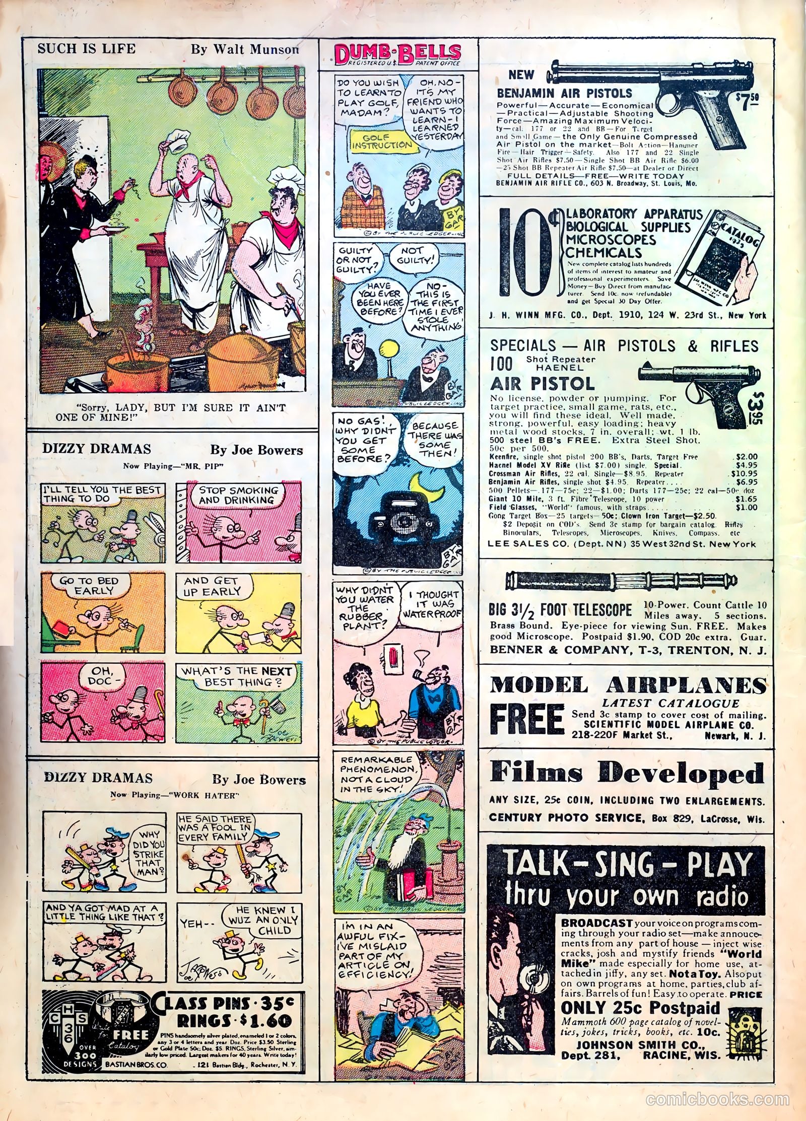 Famous Funnies #15 (1935) — page 62 of 64