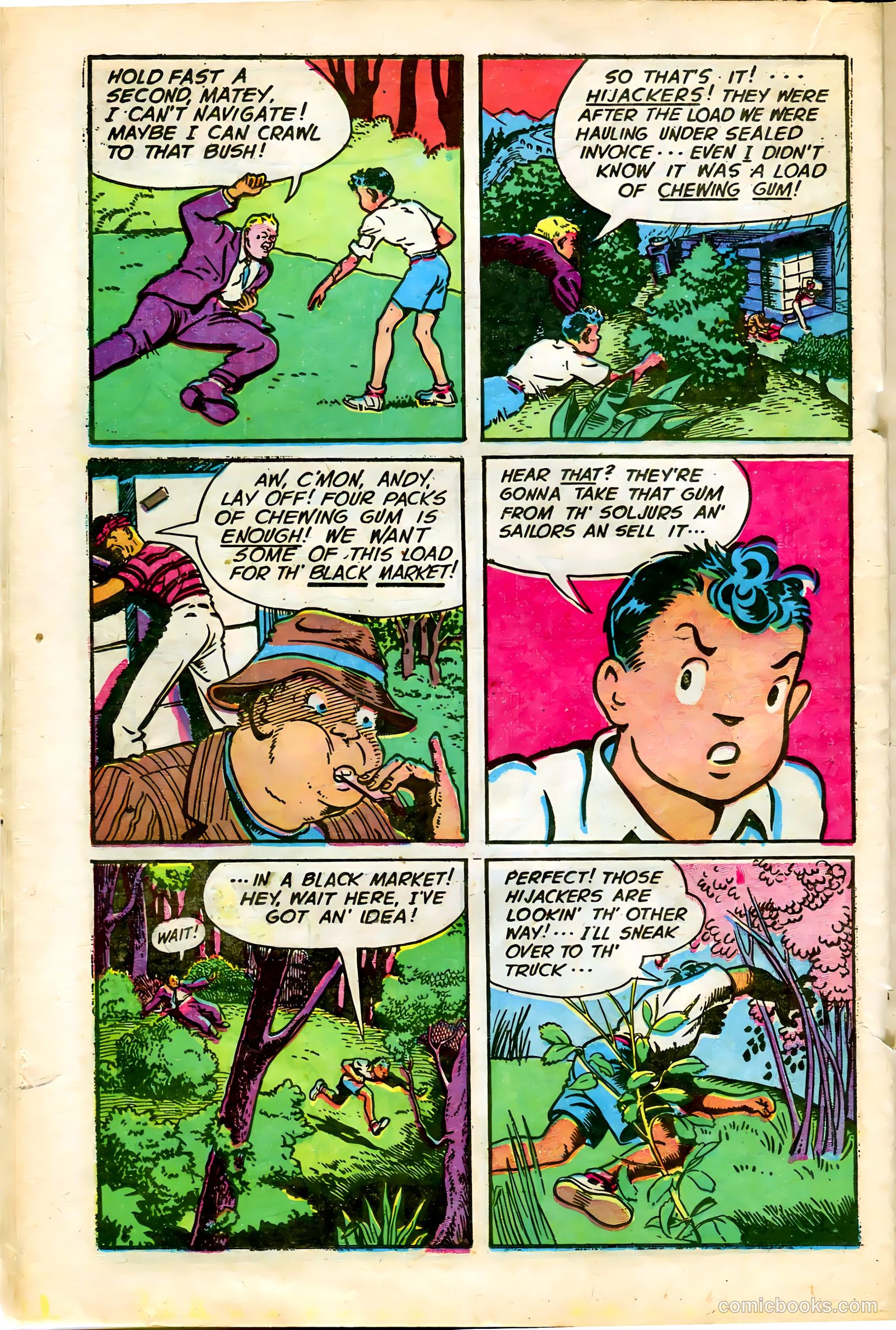 Famous Funnies #152 (1947) — page 24 of 46