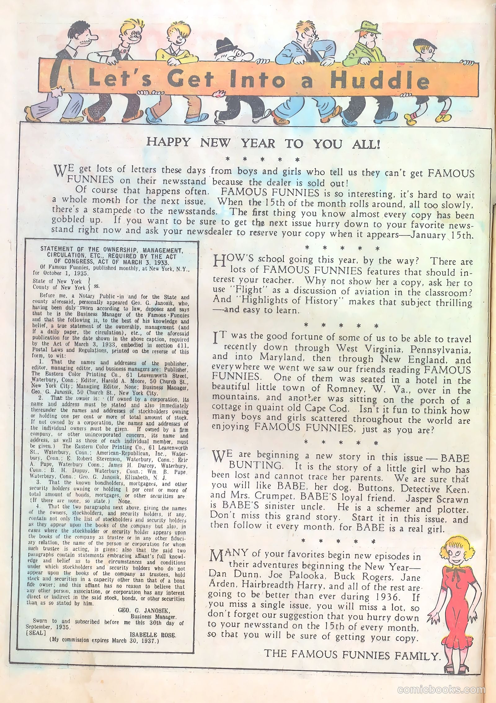 Famous Funnies #18 (1936) — page 6 of 64
